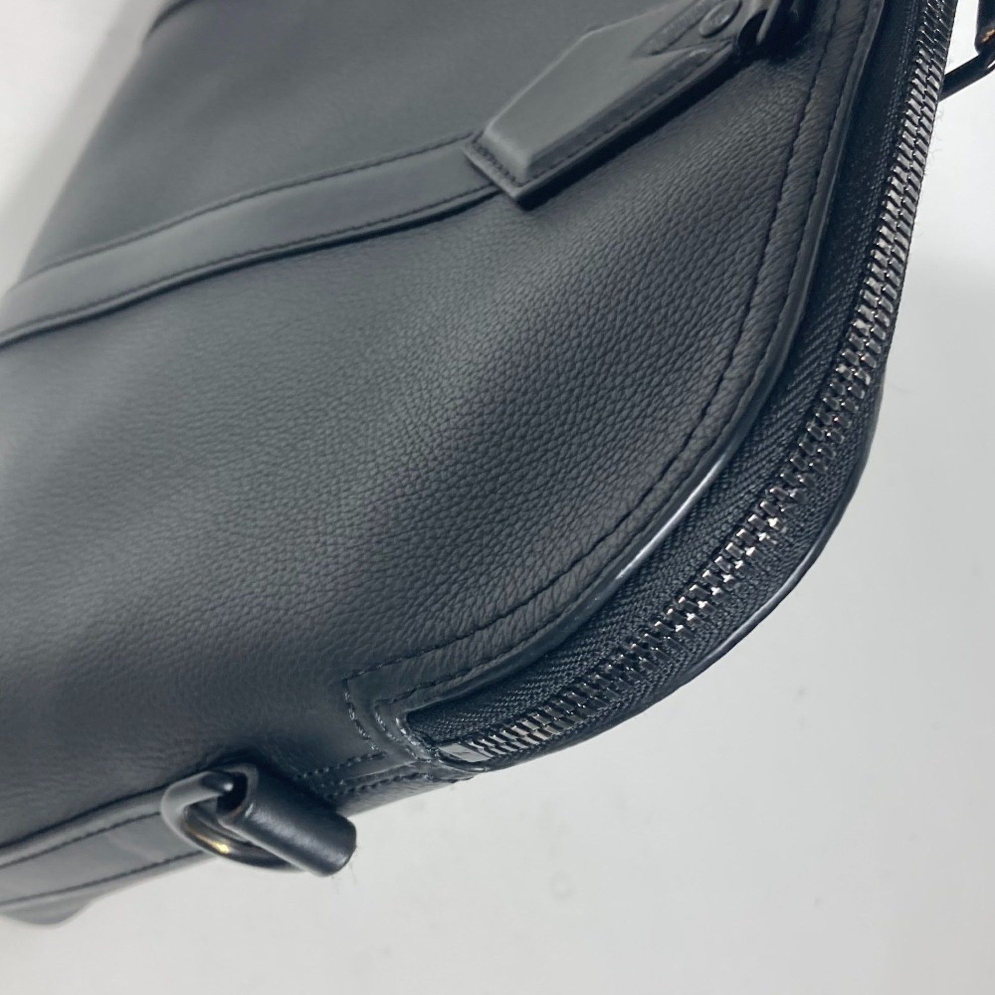 Louis Vuitton LOUIS VUITTON M59159 LV Aerogram Take-Off Briefcase Document Bag 2WAY Tote Shoulder Business Leather Men's Noir Black Size ONE SIZE - 13 Thumbnail