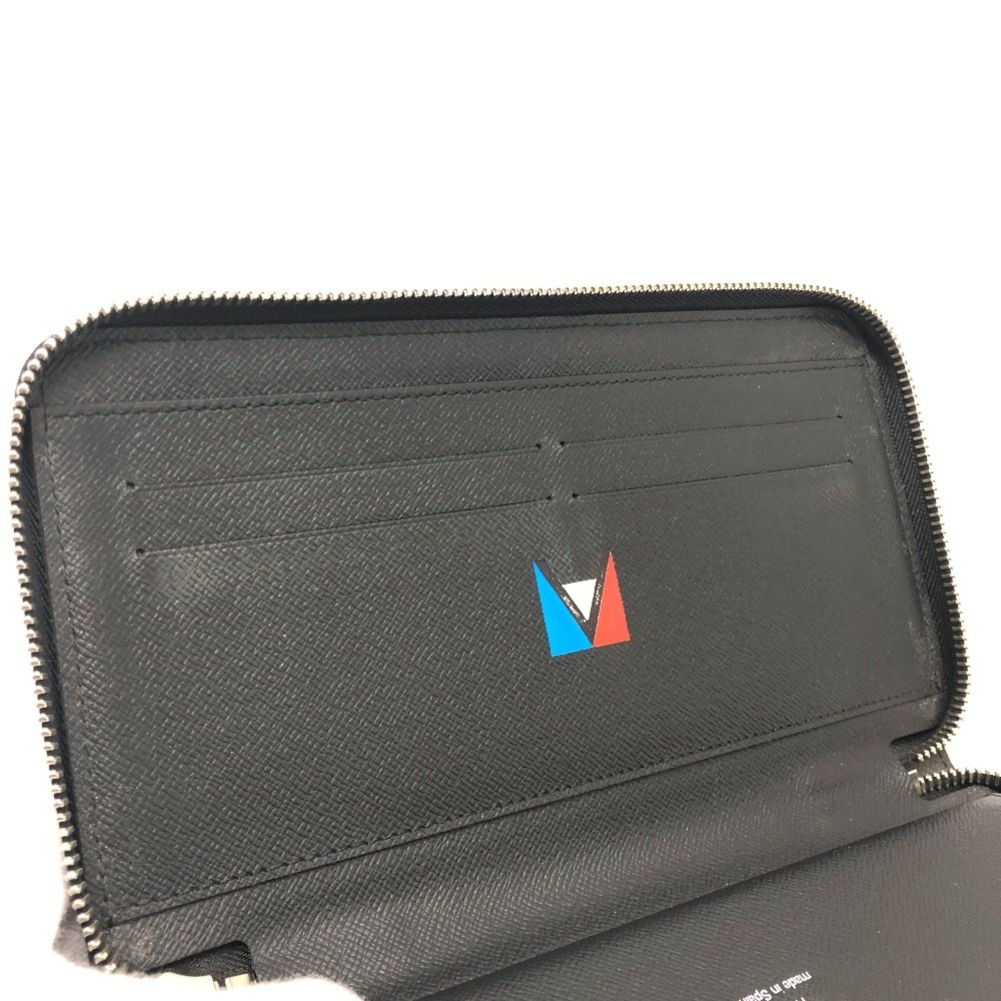 Louis Vuitton LOUIS VUITTON M62643 Epi Zippy Organizer NM Round Zipper Travel Case Wallet Long Leather Men's Black Size ONE SIZE - 10 Thumbnail