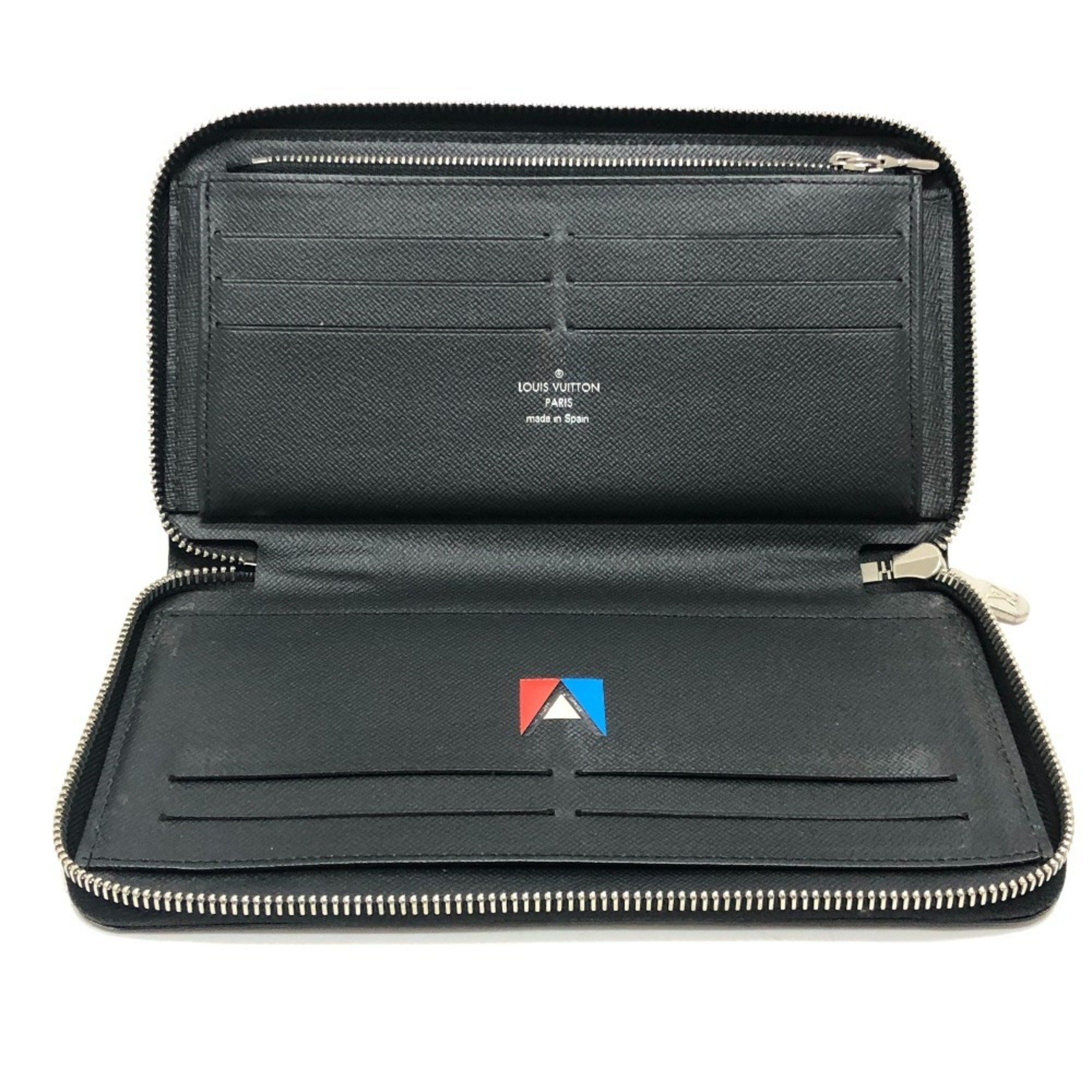 Louis Vuitton LOUIS VUITTON M62643 Epi Zippy Organizer NM Round Zipper Travel Case Wallet Long Leather Men's Black Size ONE SIZE - 8 Thumbnail