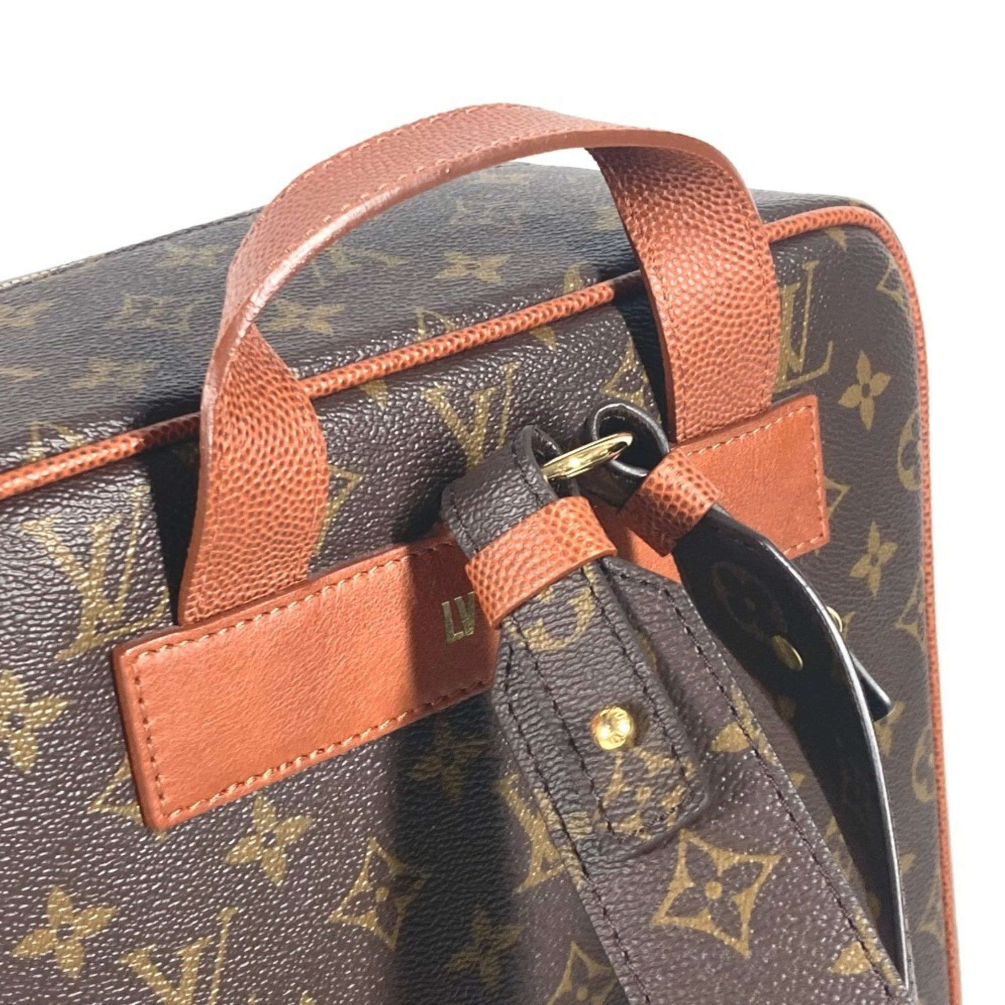 Louis Vuitton LOUIS VUITTON M45784 NBA Collaboration Shoebox Backpack Bag Rucksack Monogram Canvas Men's Brown Size ONE SIZE - 8 Thumbnail