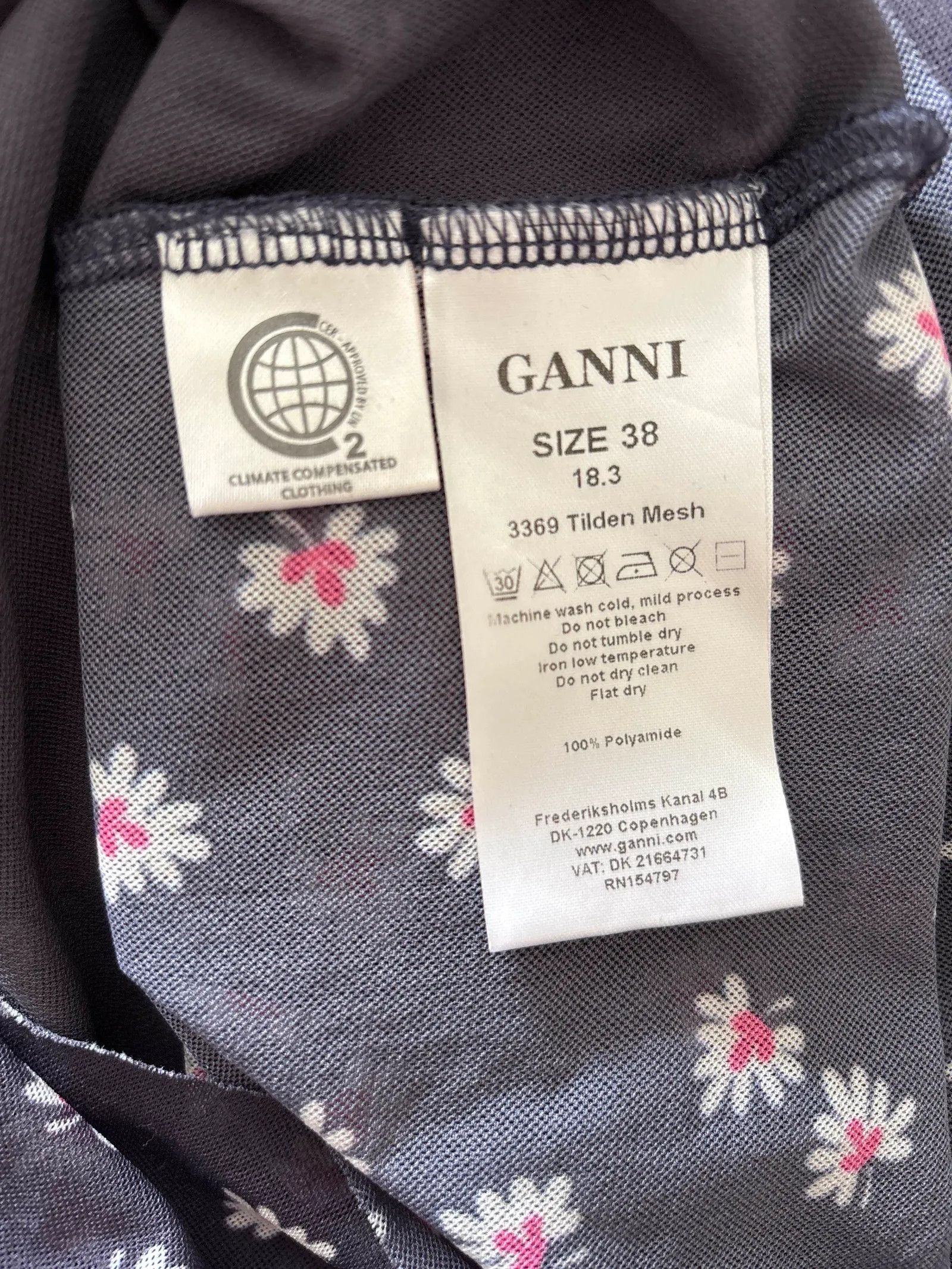 Ganni Ganni Tilden Mesh Top Size S / US 4 / IT 40 - 3 Thumbnail