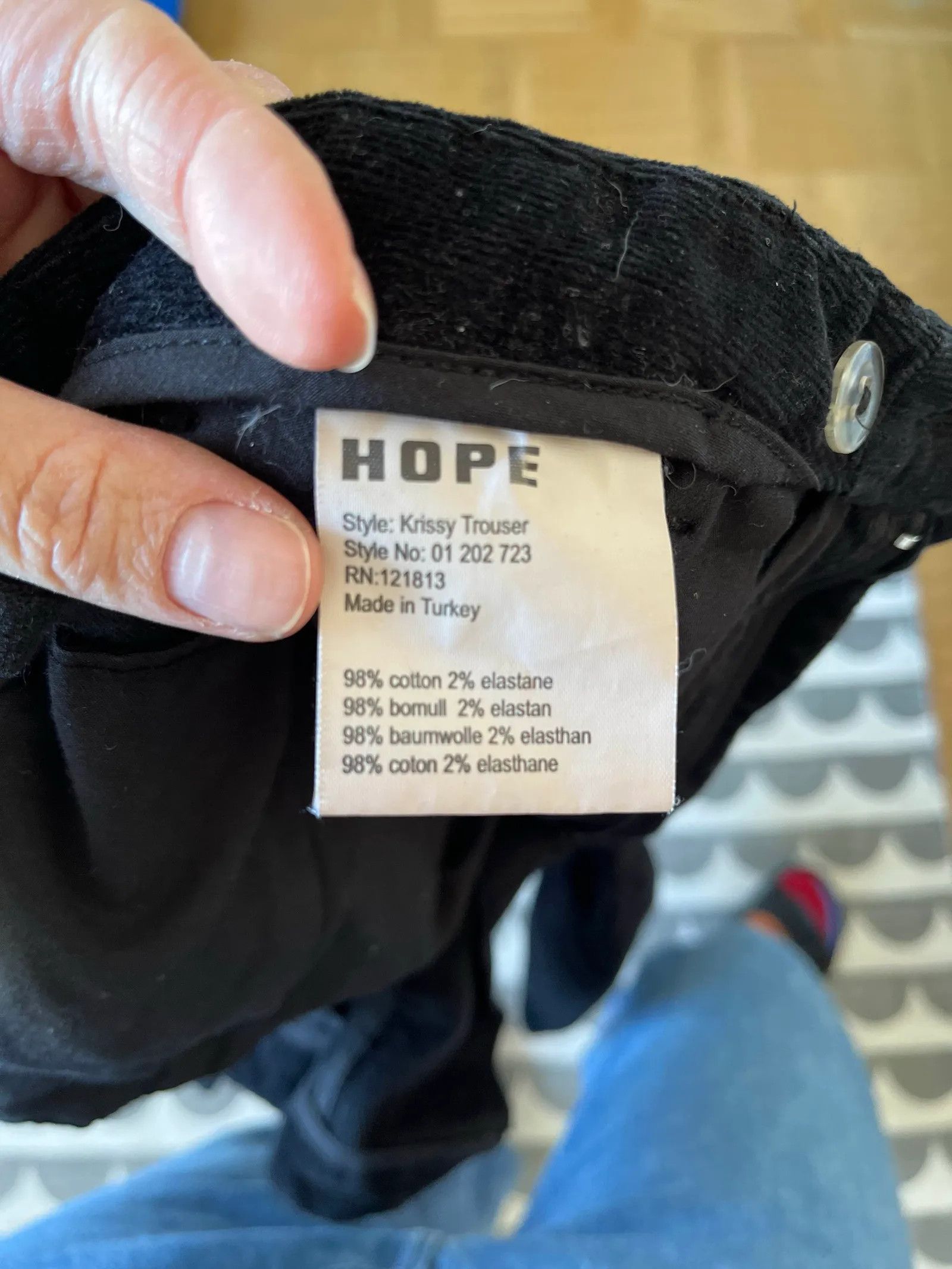 Hope Hope Krissy Trousers Pants Size 25" / US 0 / IT 36 - 3 Thumbnail
