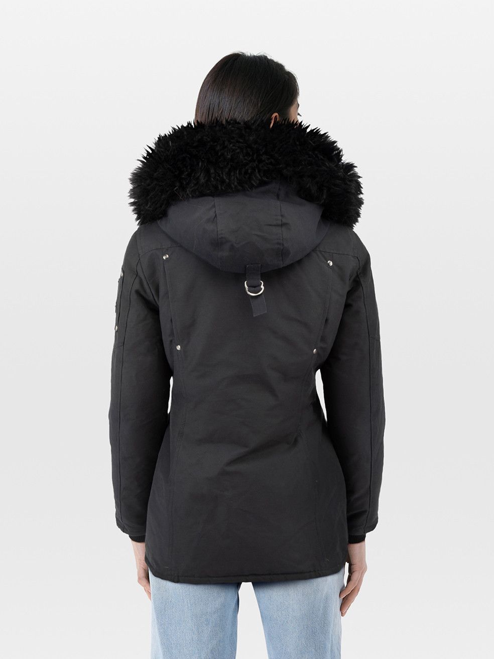 Moose Knuckles Navy Hooded Down Coat Size S / US 4 / IT 40 - 2 Thumbnail