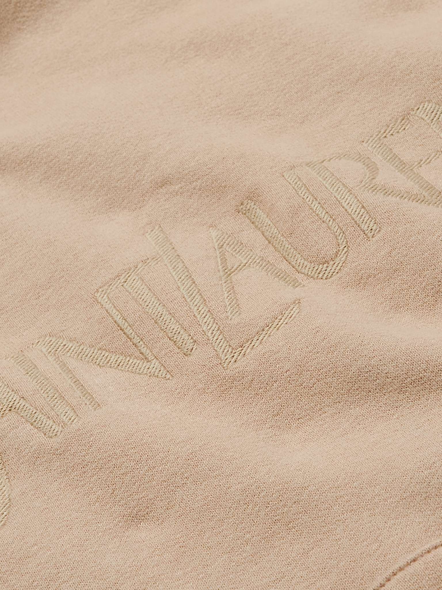 Saint Laurent Paris Colour-Block Logo-Embroidered Cotton-Jersey Hoodie Size US XXL / EU 58 / 5 - 4 Thumbnail