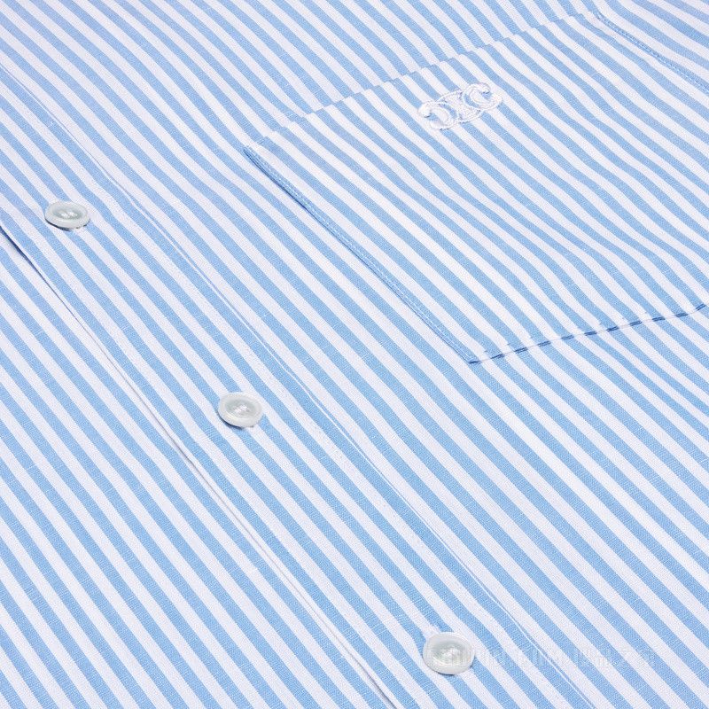 Celine loose shirt in striped cotton linen Size US M / EU 48-50 / 2 - 4 Thumbnail