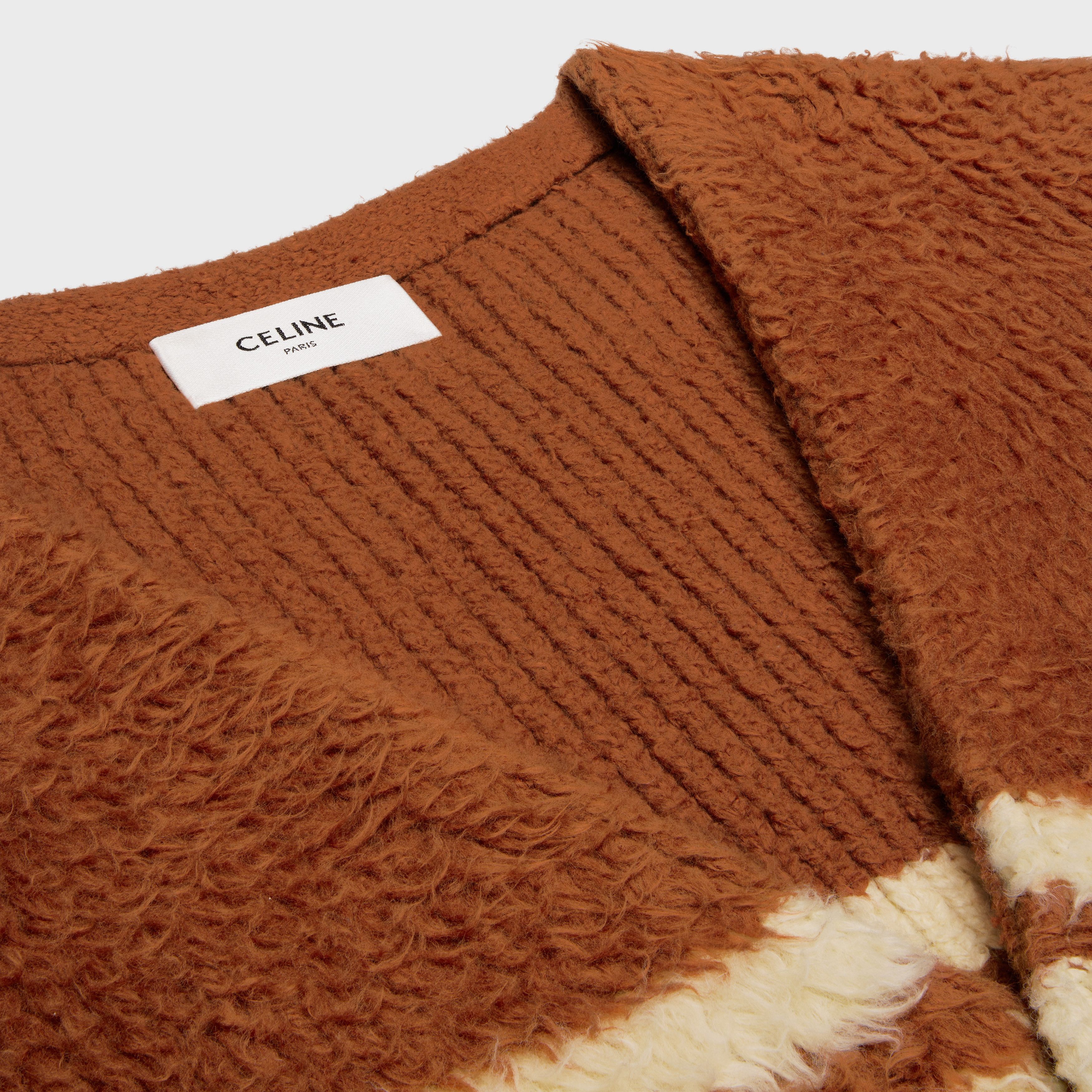 Celine long cardigan in striped brushed cotton Size US XS / EU 42 / 0 - 3 Thumbnail