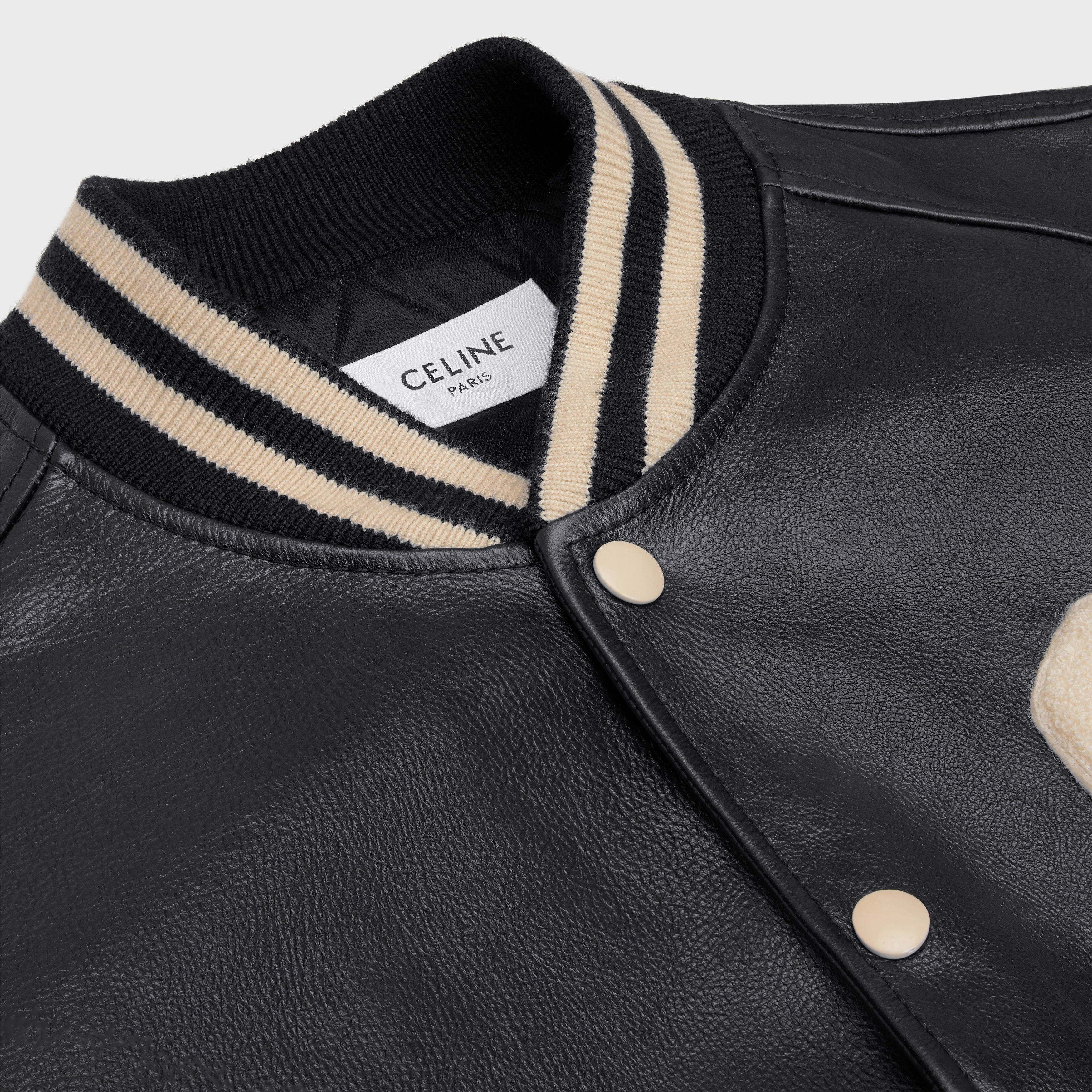 Celine oversized teddy jacket in calfskin Size US XS / EU 42 / 0 - 3 Thumbnail
