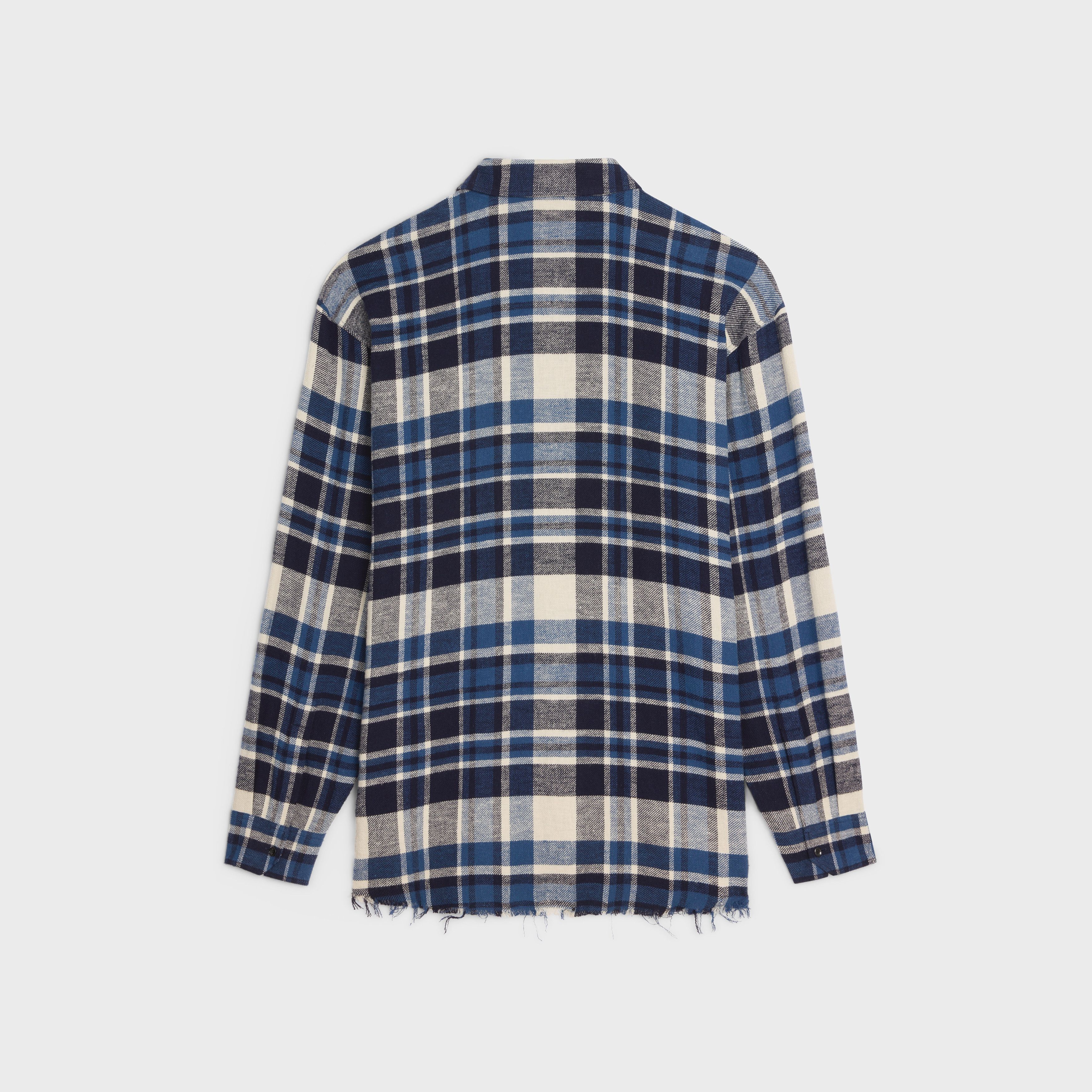 Celine oversized shirt in checked cotton Size US XS / EU 42 / 0 - 2 Thumbnail