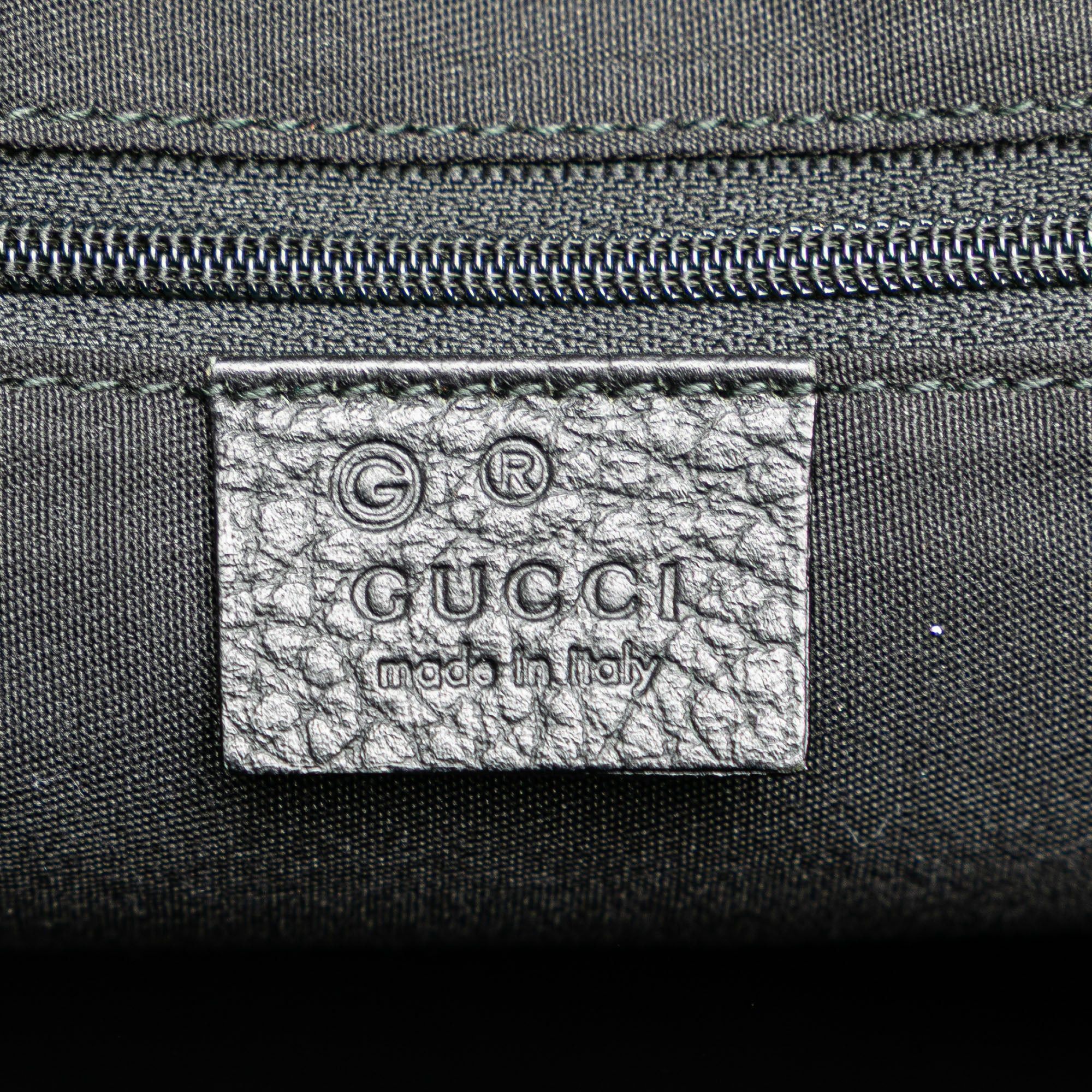 Gucci Gucci Guccissima Trimmed Suede Boston Bag Black Size ONE SIZE - 5 Thumbnail
