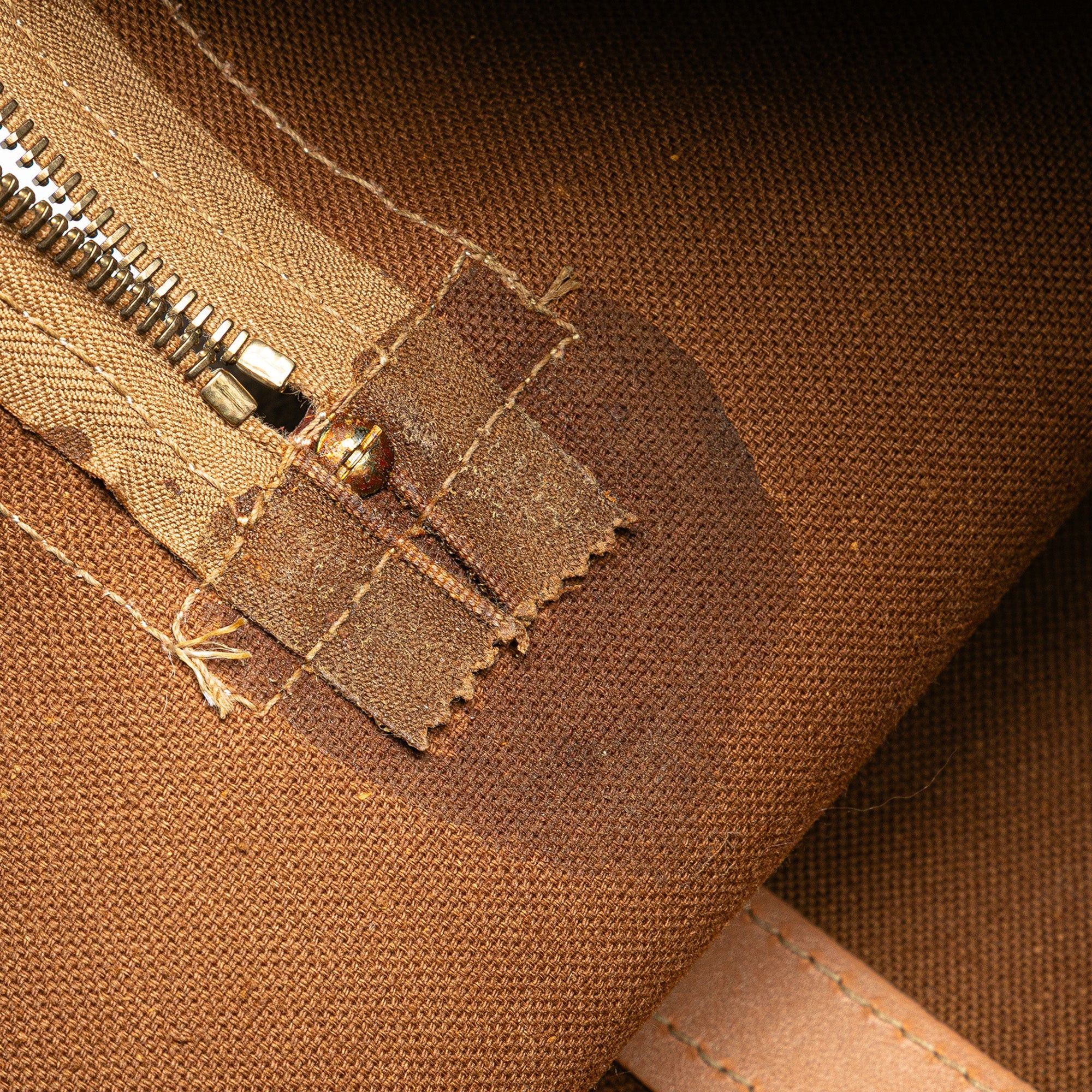 Celine Celine Macadam Coated Canvas Travel Bag Brown Size ONE SIZE - 7 Thumbnail