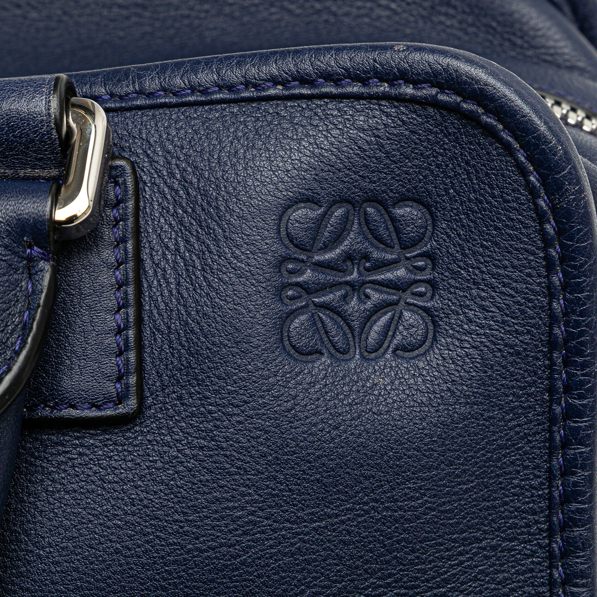Loewe LOEWE Leather Amazona 28 Blue Size ONE SIZE - 9 Thumbnail