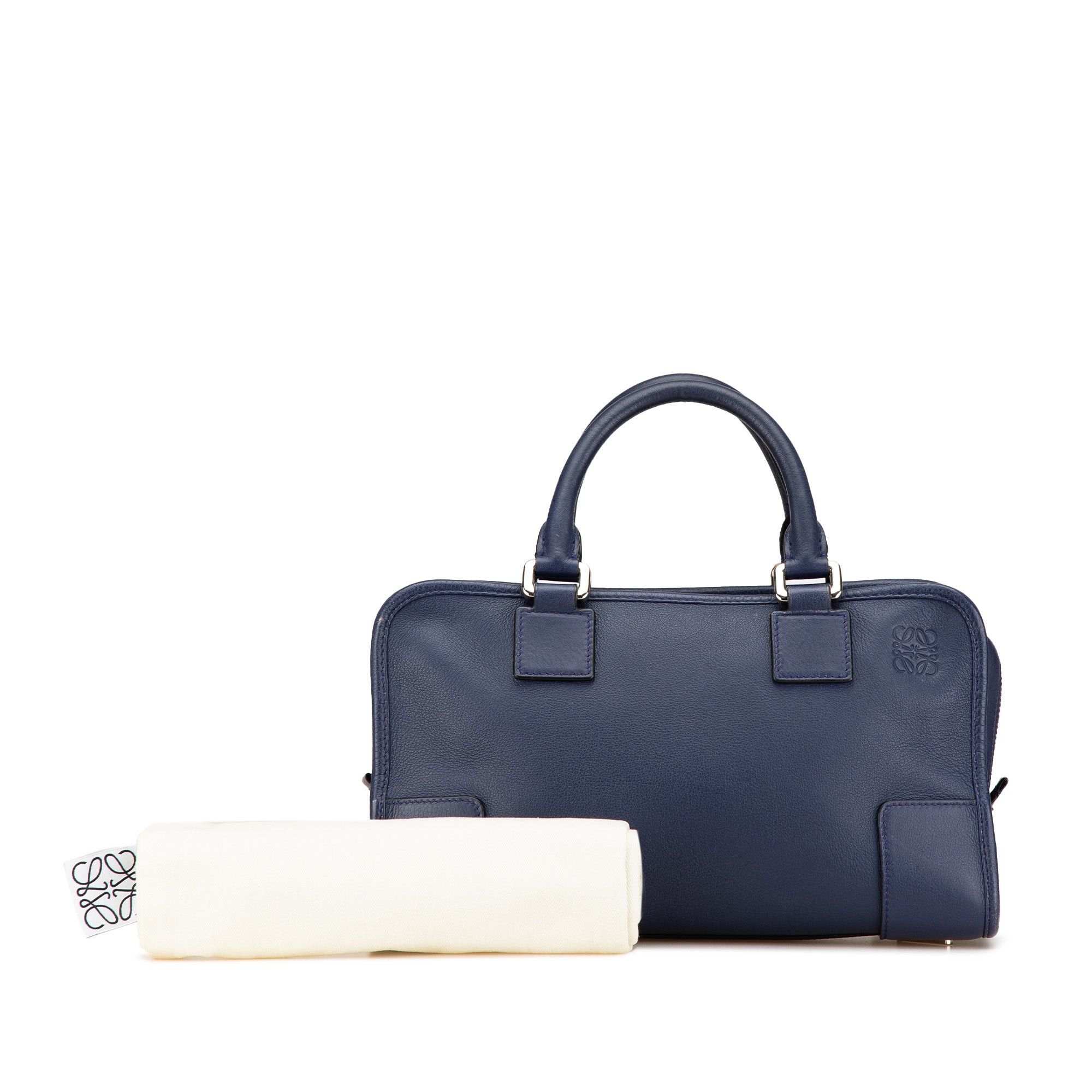 Loewe LOEWE Leather Amazona 28 Blue Size ONE SIZE - 14 Thumbnail