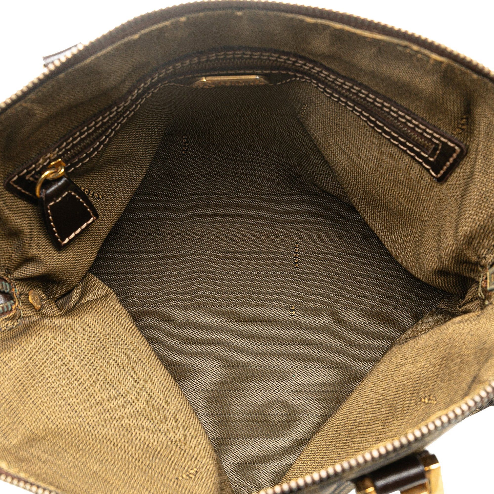 Fendi Fendi Zucca Canvas Satchel Brown Size ONE SIZE - 4 Thumbnail