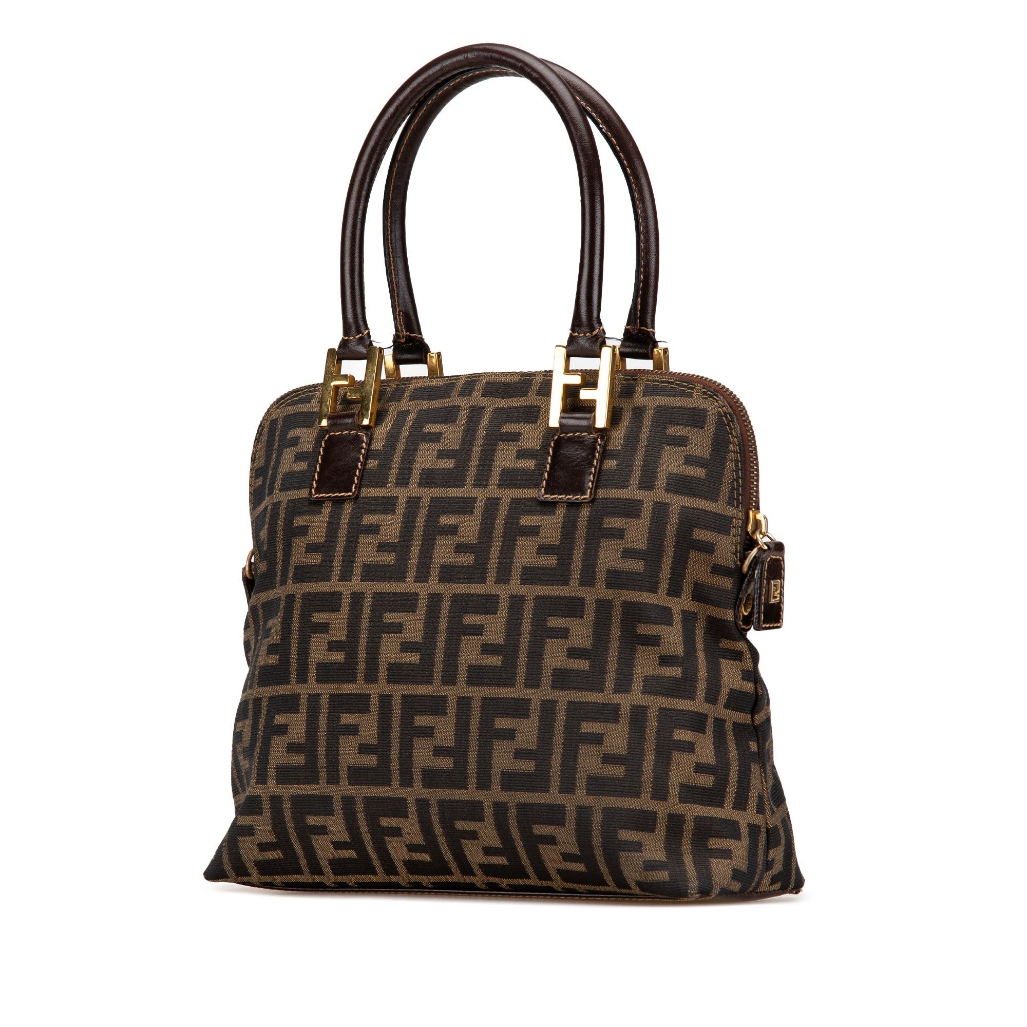Fendi Fendi Zucca Canvas Satchel Brown Size ONE SIZE - 2 Thumbnail