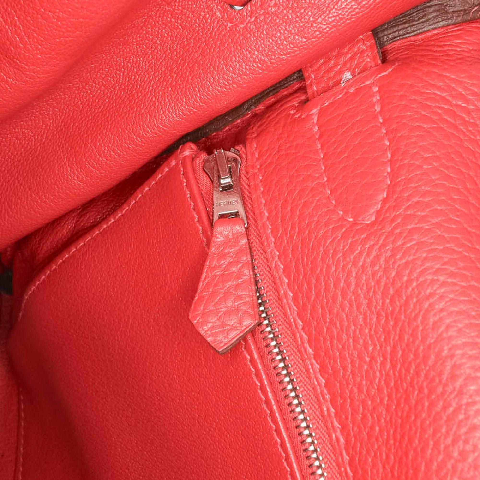 Hermes Hermès Clemence Kelly II Retourne 32 Red Size ONE SIZE - 7 Thumbnail