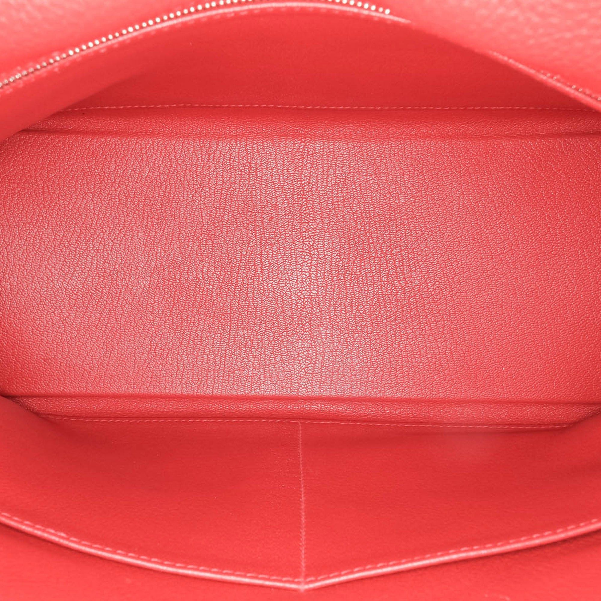 Hermes Hermès Clemence Kelly II Retourne 32 Red Size ONE SIZE - 4 Thumbnail
