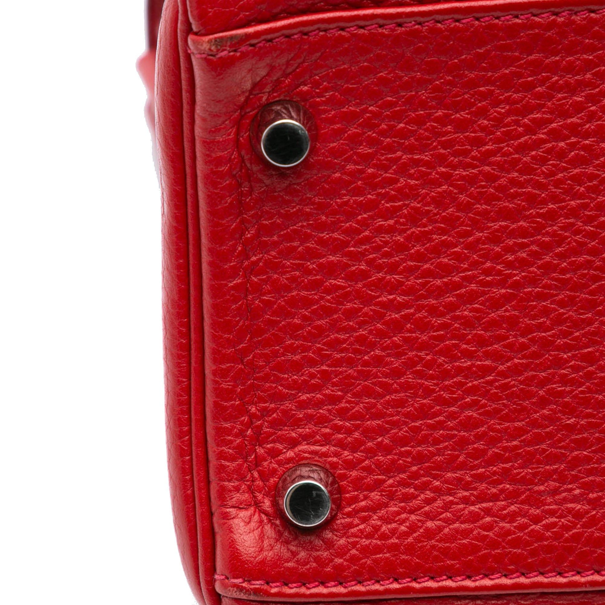 Hermes Hermès Clemence Kelly II Retourne 32 Red Size ONE SIZE - 8 Thumbnail
