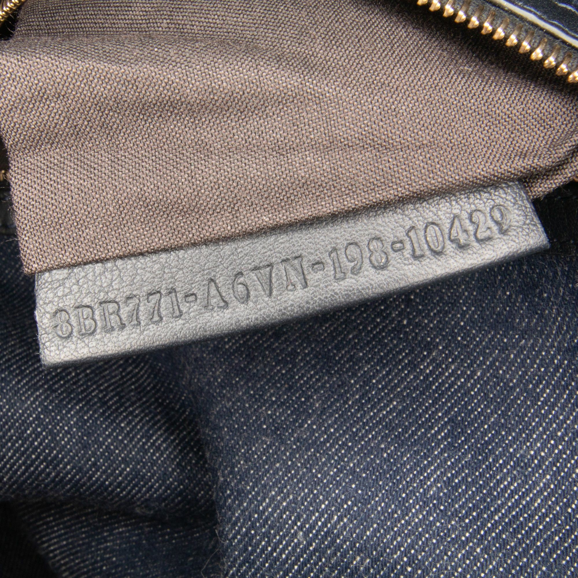 Fendi Fendi Large Denim Baguette Satchel Blue Size ONE SIZE - 7 Thumbnail