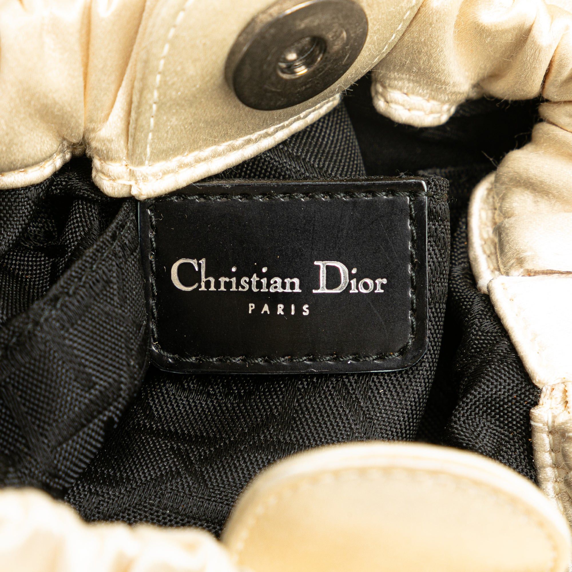 Dior Dior Satin Malice Pearl Handbag White Size ONE SIZE - 5 Thumbnail