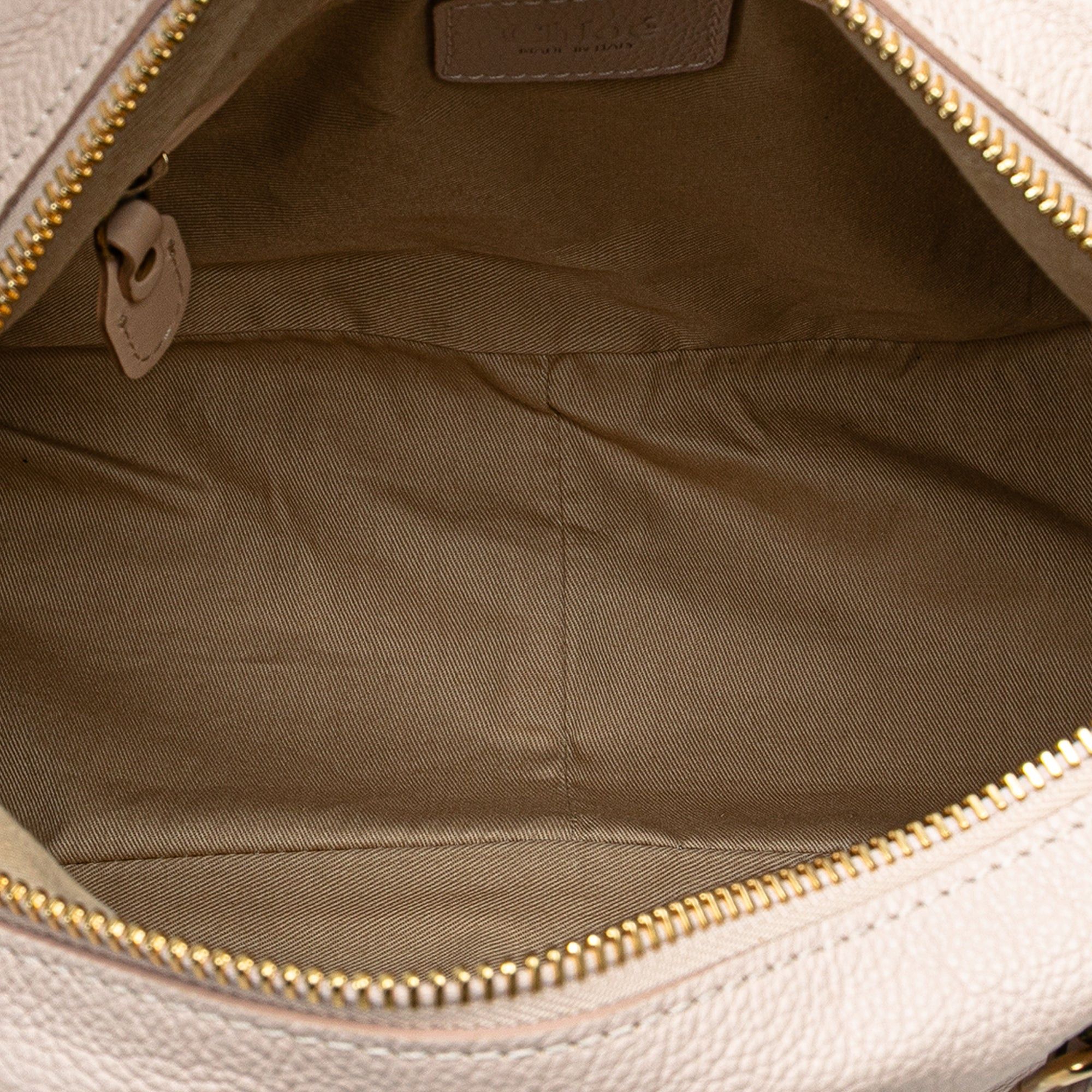 Chloe Chloé Medium Leather Paraty Satchel Pink Size ONE SIZE - 4 Thumbnail