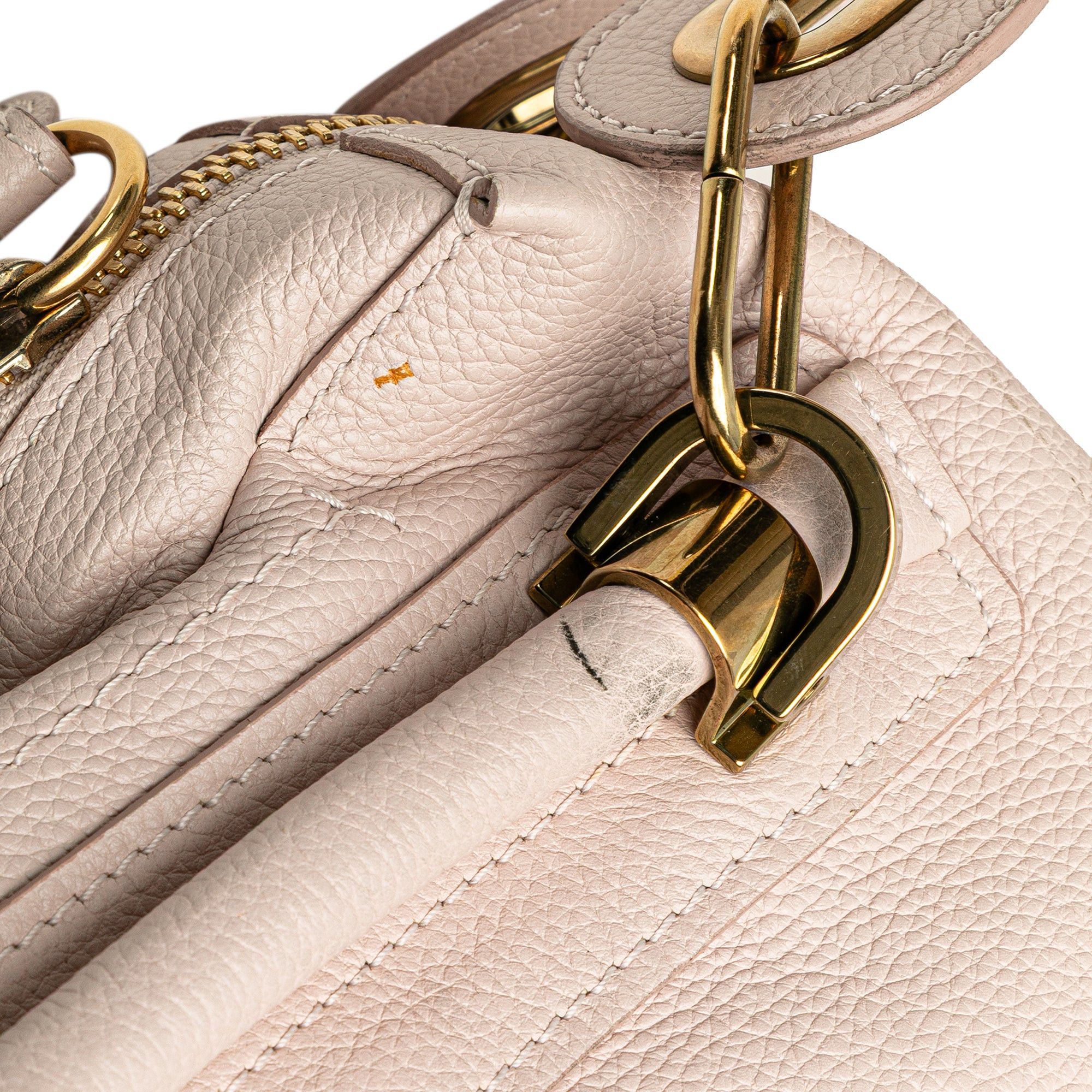 Chloe Chloé Medium Leather Paraty Satchel Pink Size ONE SIZE - 8 Thumbnail