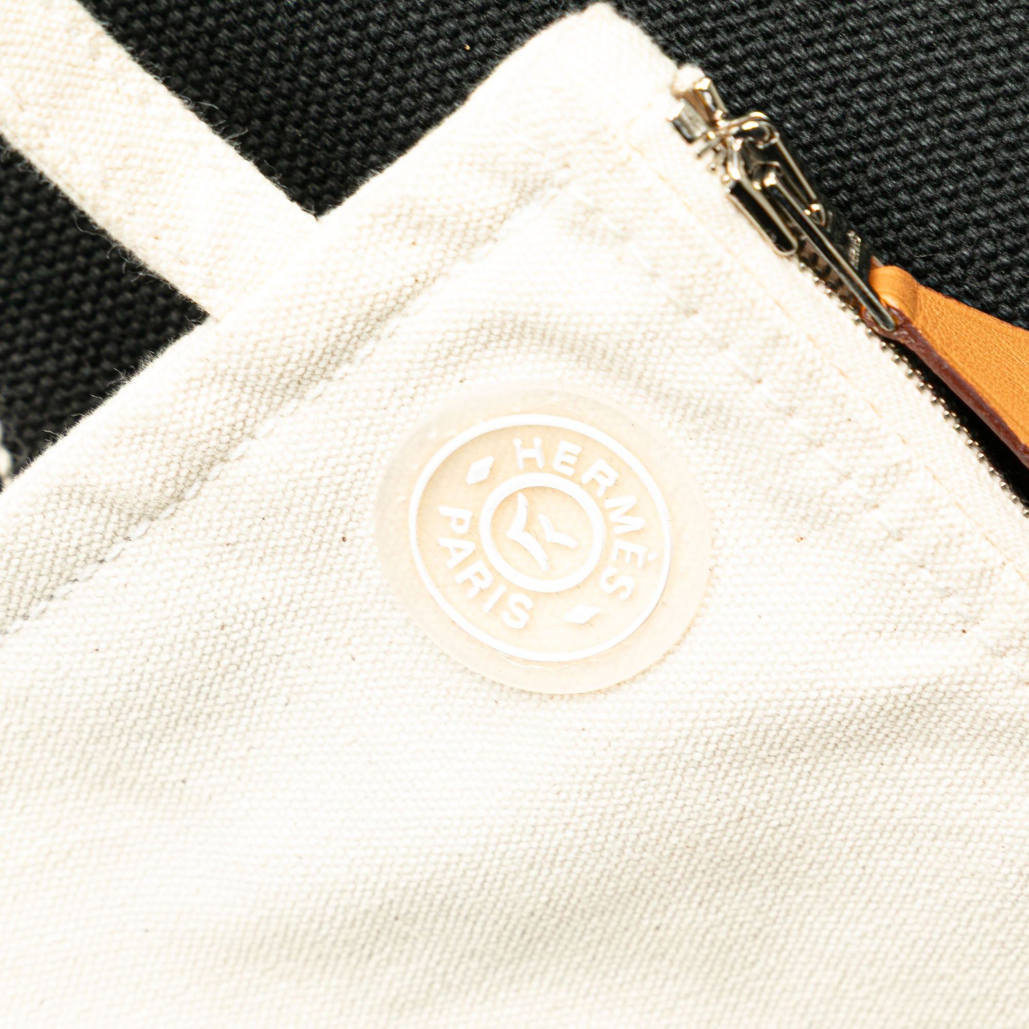 Hermes Hermès Canvas Cannes MM Black Size ONE SIZE - 8 Thumbnail