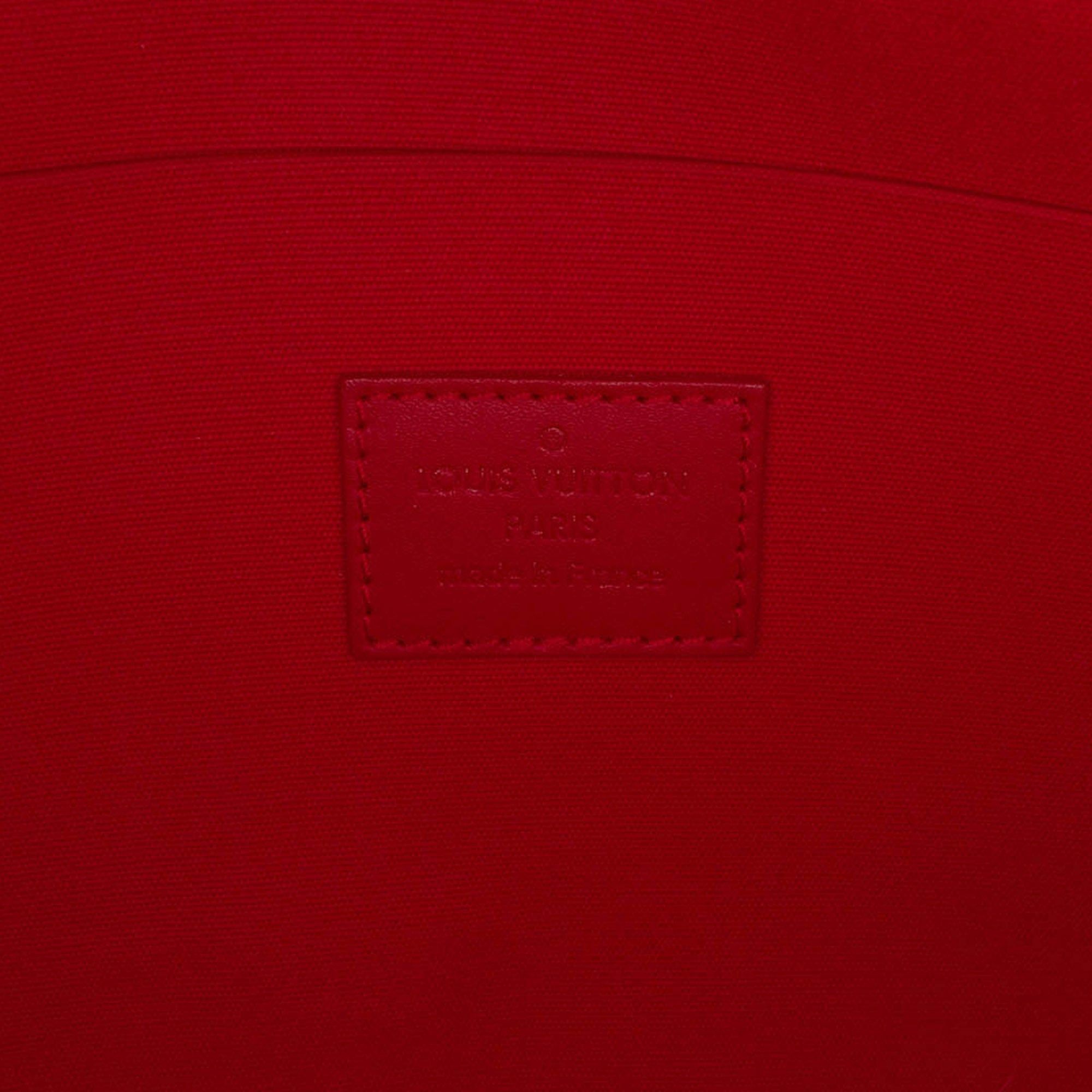 Louis Vuitton Louis Vuitton Monogram Vernis Pochette Felicie Red Size ONE SIZE - 5 Thumbnail