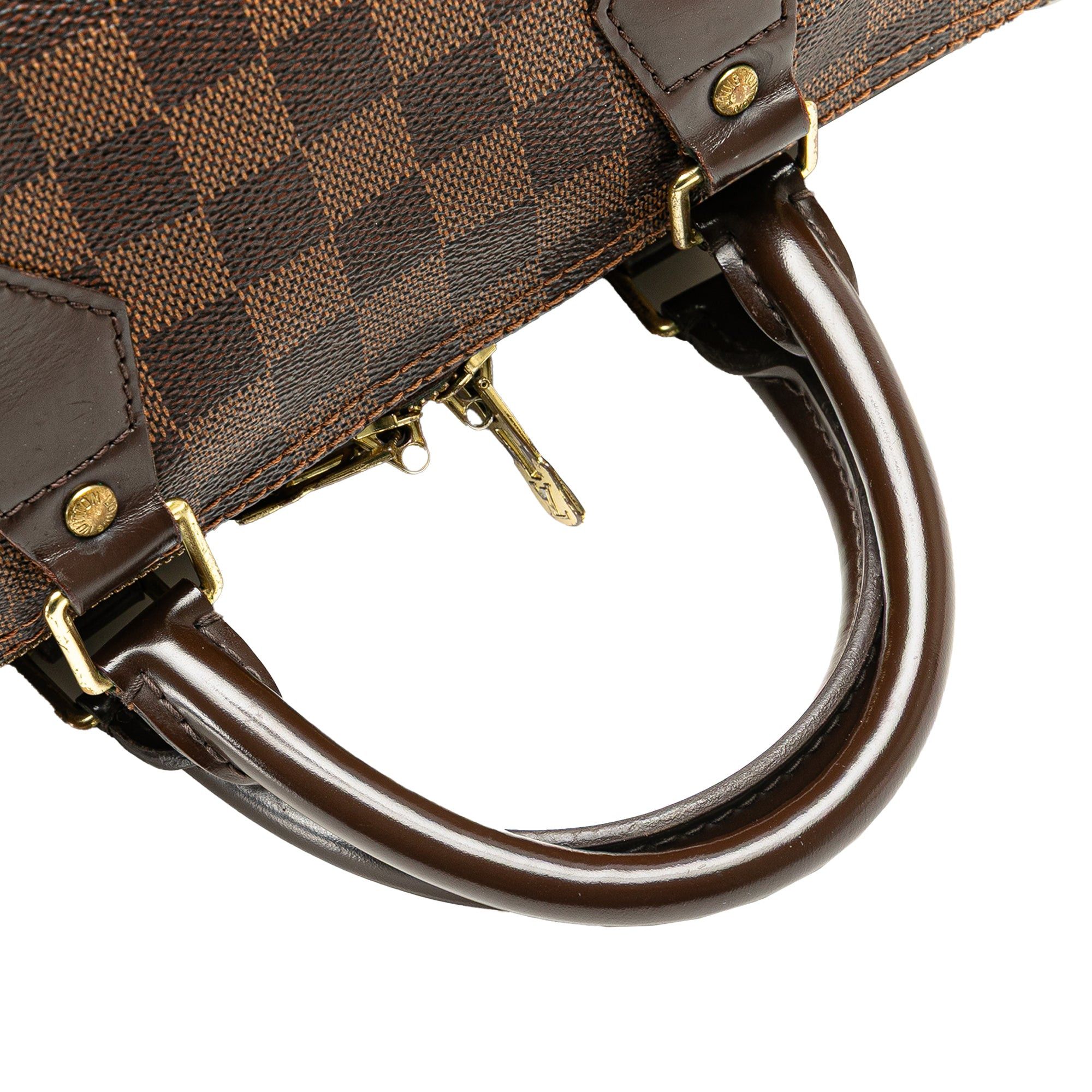 Louis Vuitton Louis Vuitton Damier Ebene Speedy Bandouliere 30 Brown Size ONE SIZE - 8 Thumbnail
