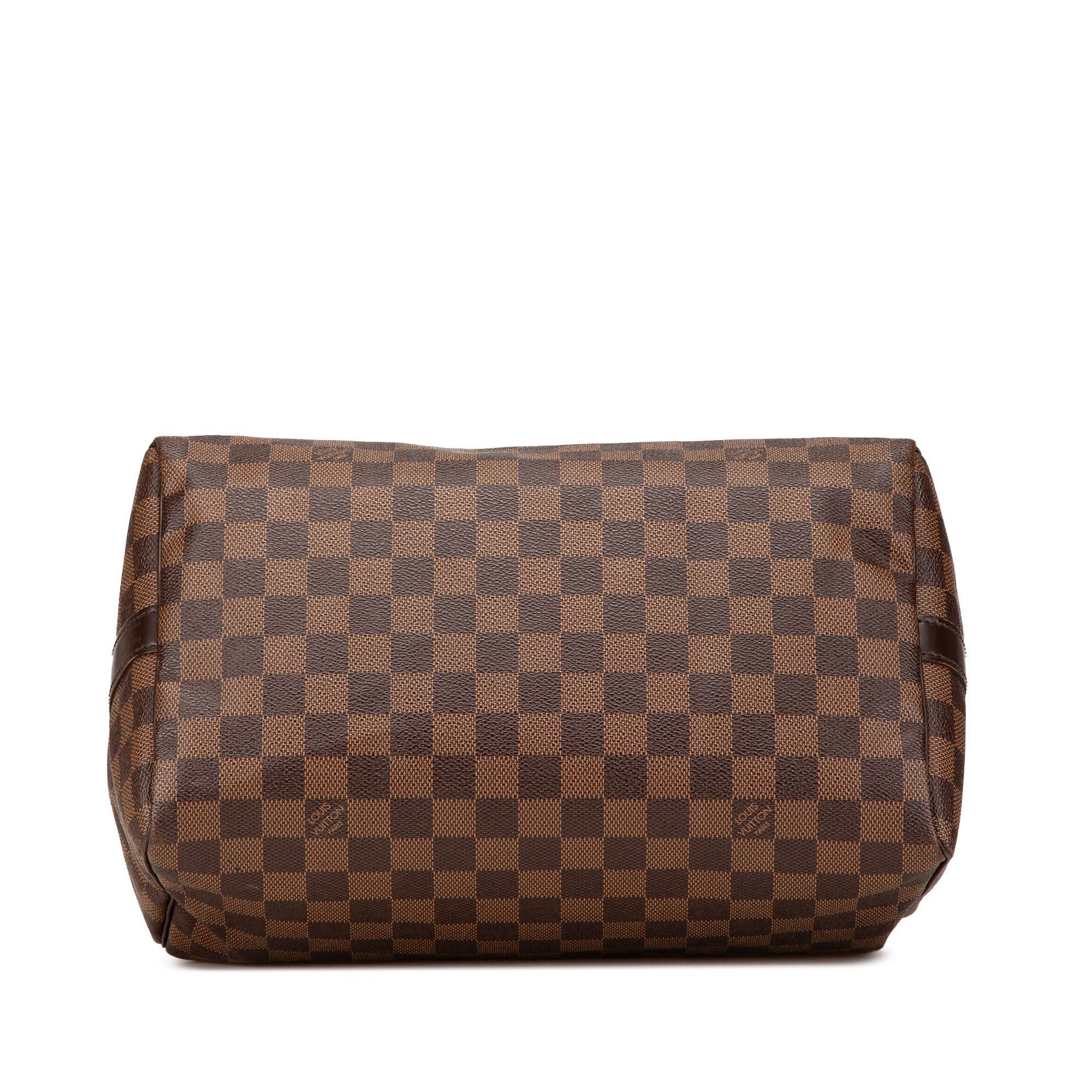 Louis Vuitton Louis Vuitton Damier Ebene Speedy Bandouliere 30 Brown Size ONE SIZE - 3 Thumbnail