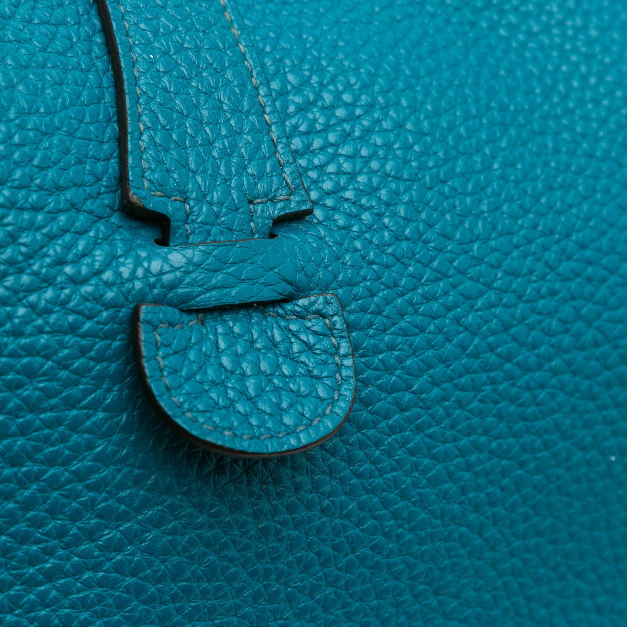 Hermes Hermès Clemence Evelyne III 29 Blue Size ONE SIZE - 7 Thumbnail