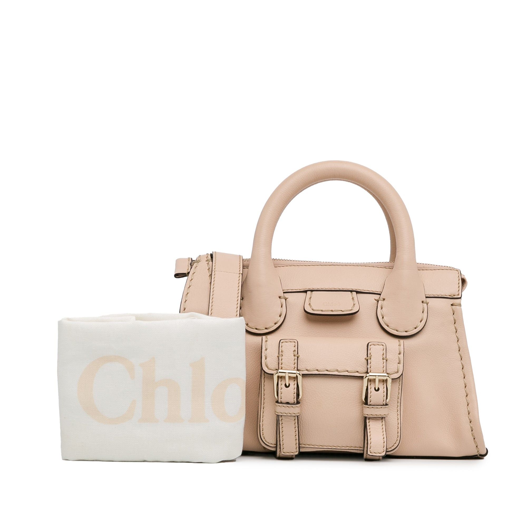 Chloe Chloé Mini Edith Day Satchel Brown Size ONE SIZE - 16 Thumbnail