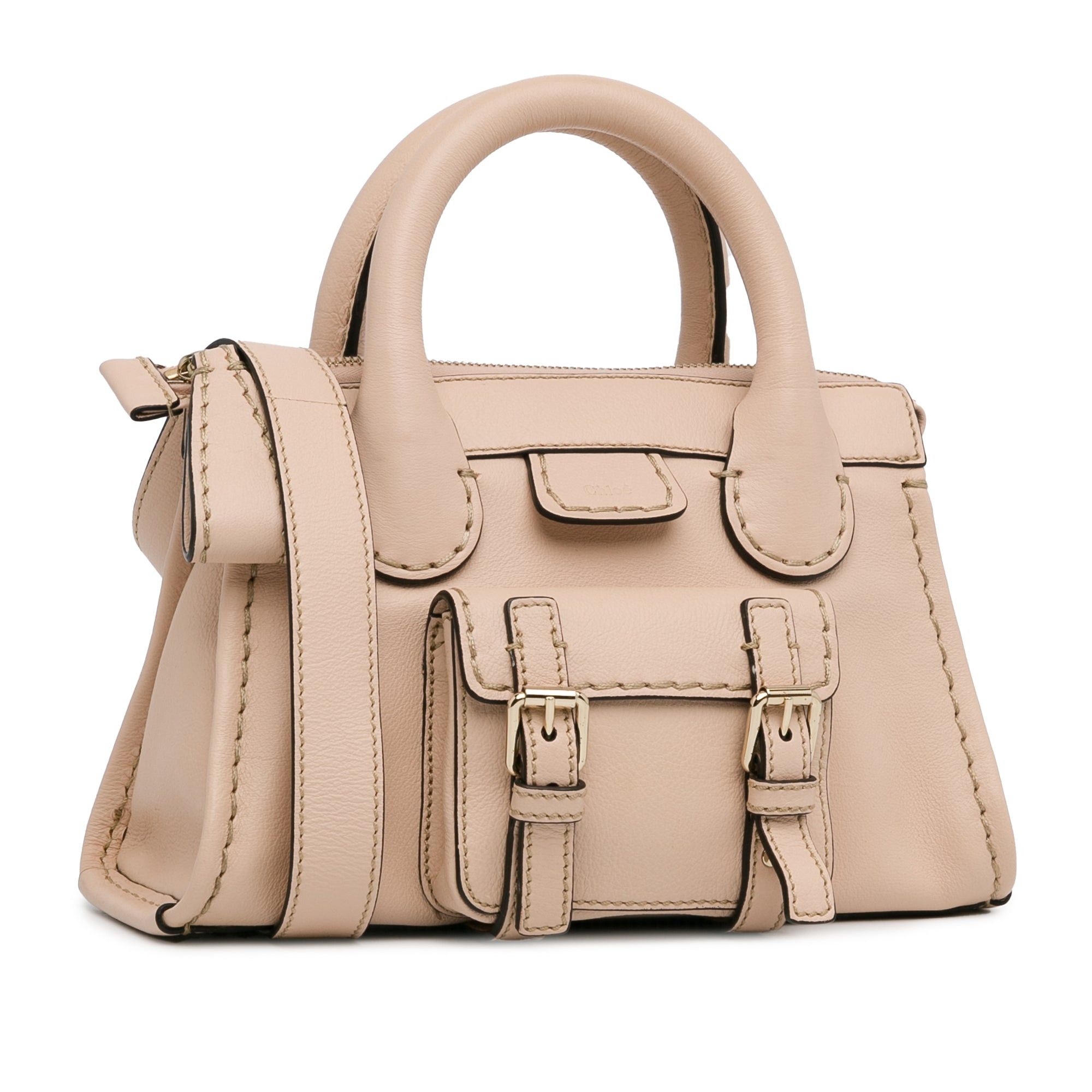 Chloe Chloé Mini Edith Day Satchel Brown Size ONE SIZE - 2 Thumbnail