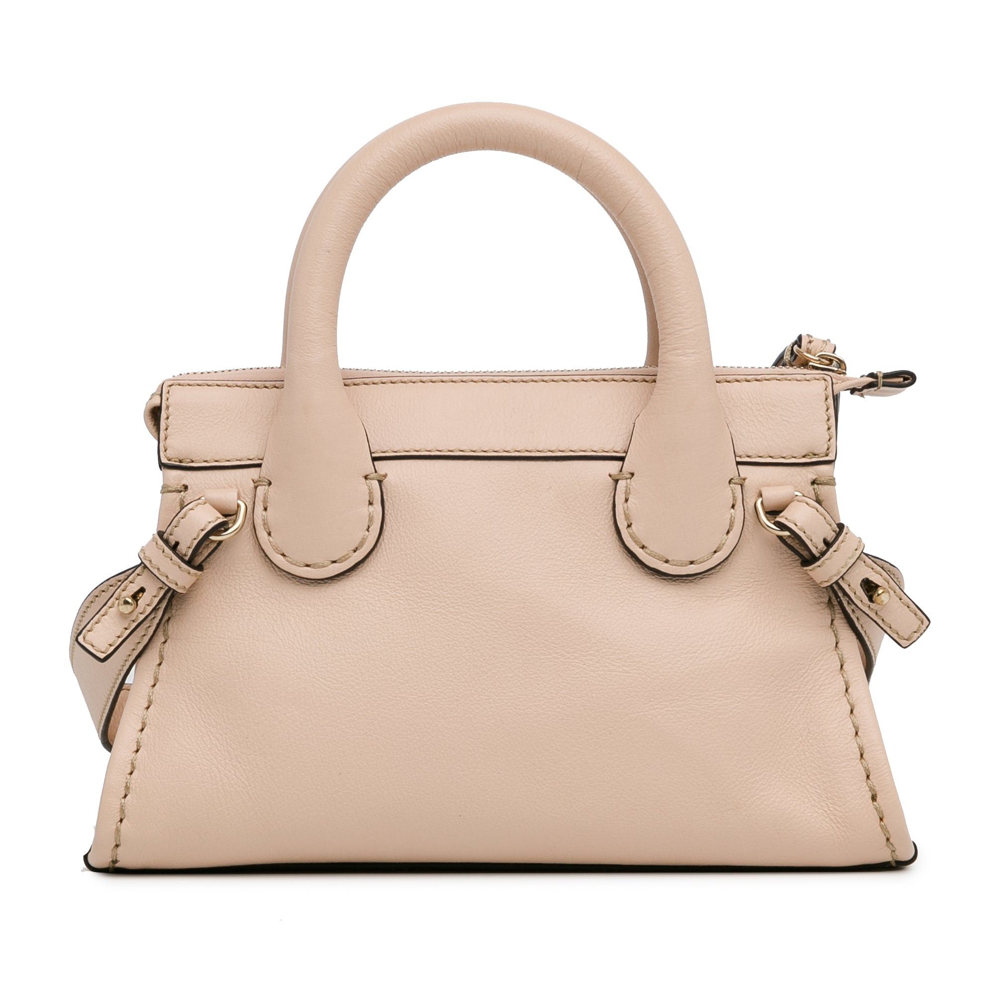 Chloe Chloé Mini Edith Day Satchel Brown Size ONE SIZE - 3 Thumbnail