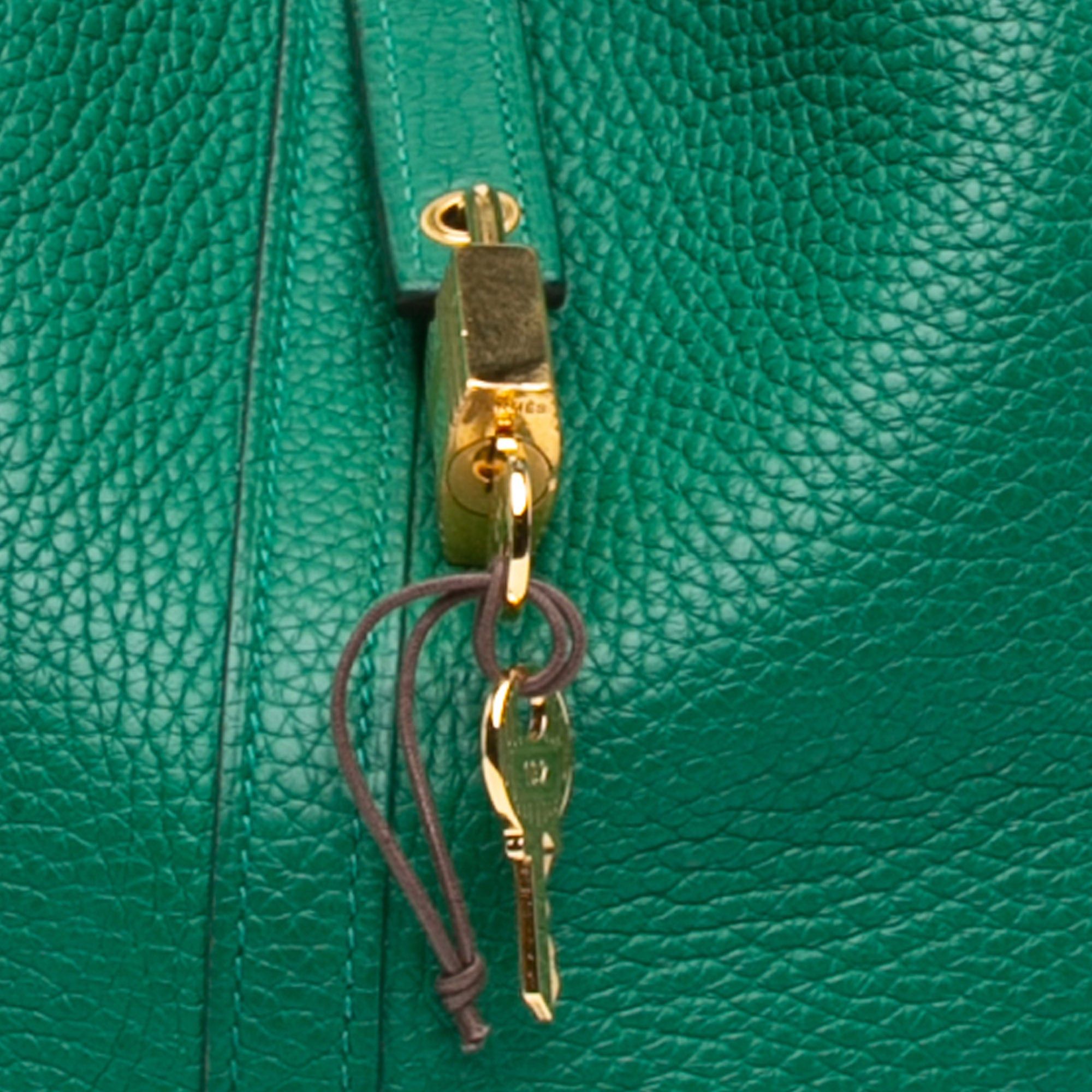 Hermes Hermès Clemence Picotin Lock 22 Green Size ONE SIZE - 6 Thumbnail