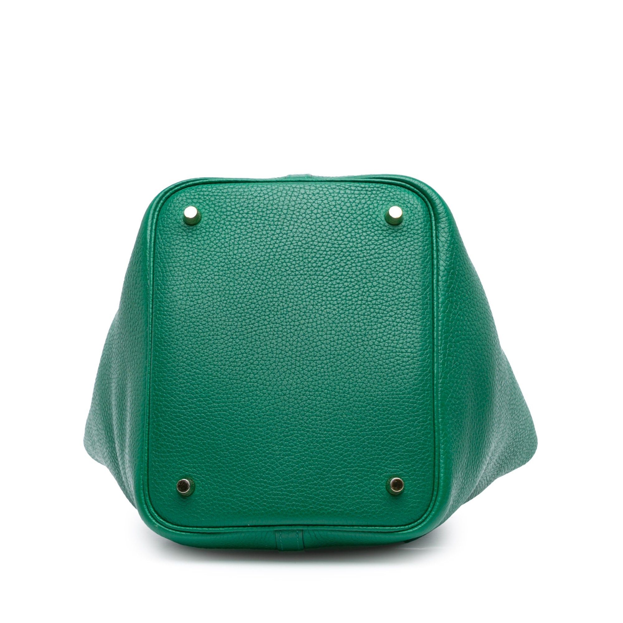 Hermes Hermès Clemence Picotin Lock 22 Green Size ONE SIZE - 3 Thumbnail