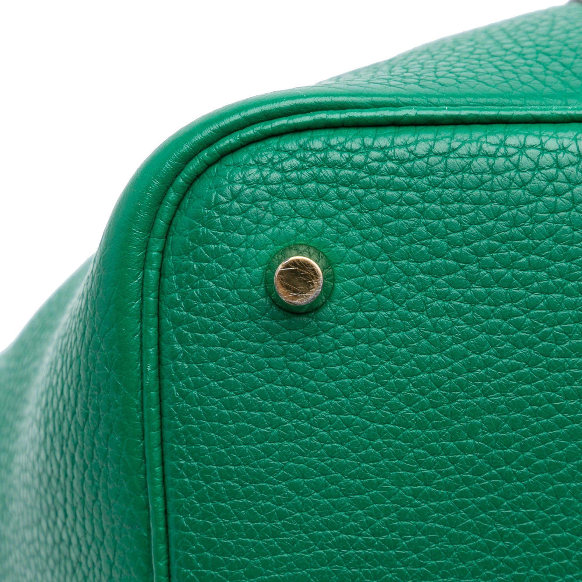 Hermes Hermès Clemence Picotin Lock 22 Green Size ONE SIZE - 8 Thumbnail