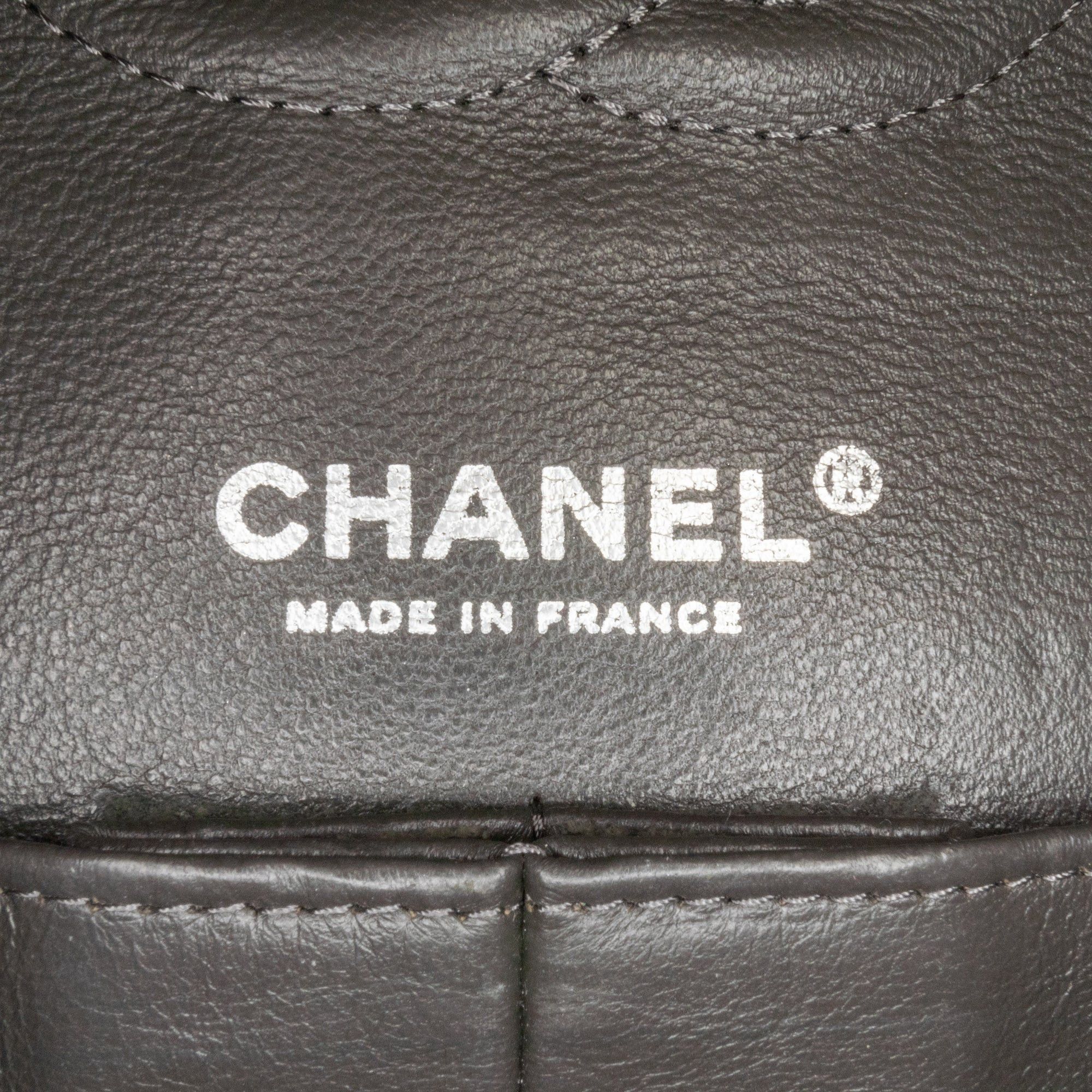 Chanel Chanel Medium Classic Distressed Denim Double Flap Gray Size ONE SIZE - 8 Thumbnail