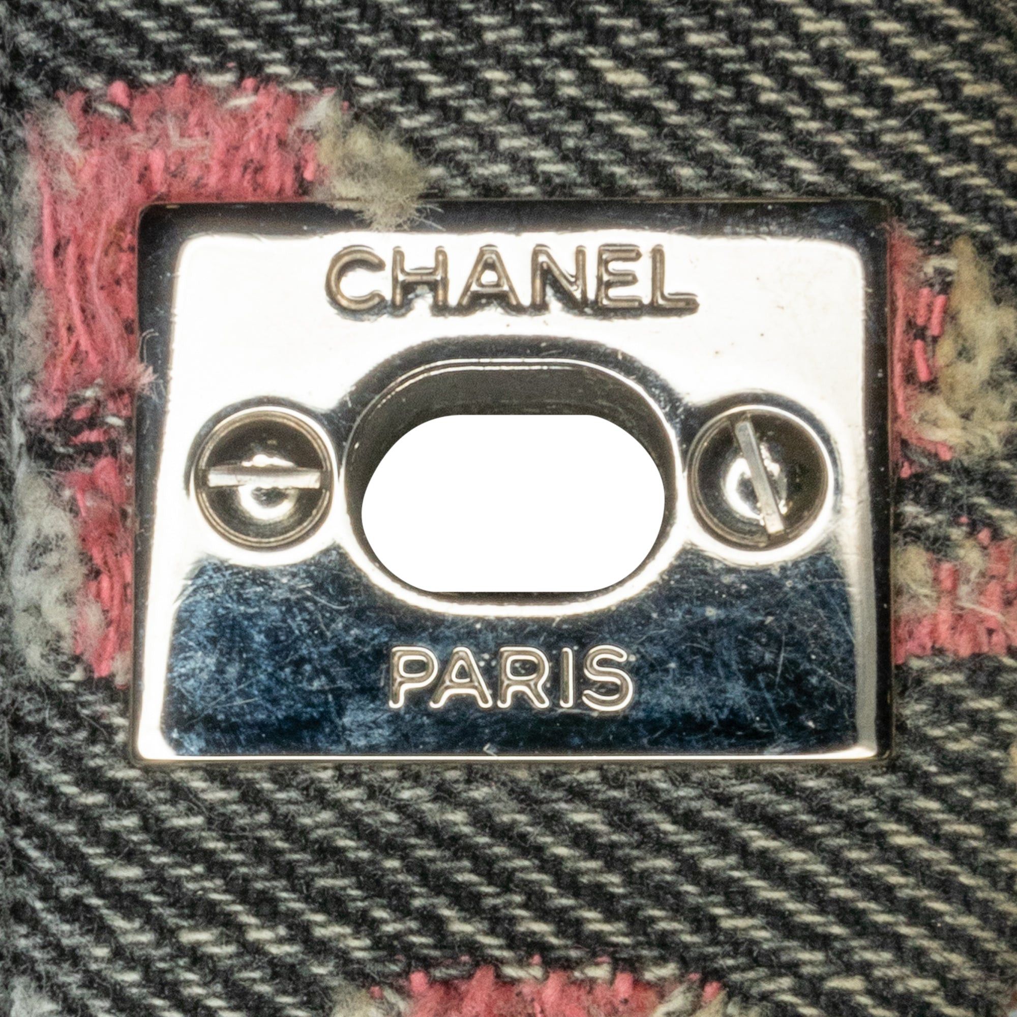Chanel Chanel Medium Classic Distressed Denim Double Flap Gray Size ONE SIZE - 10 Thumbnail