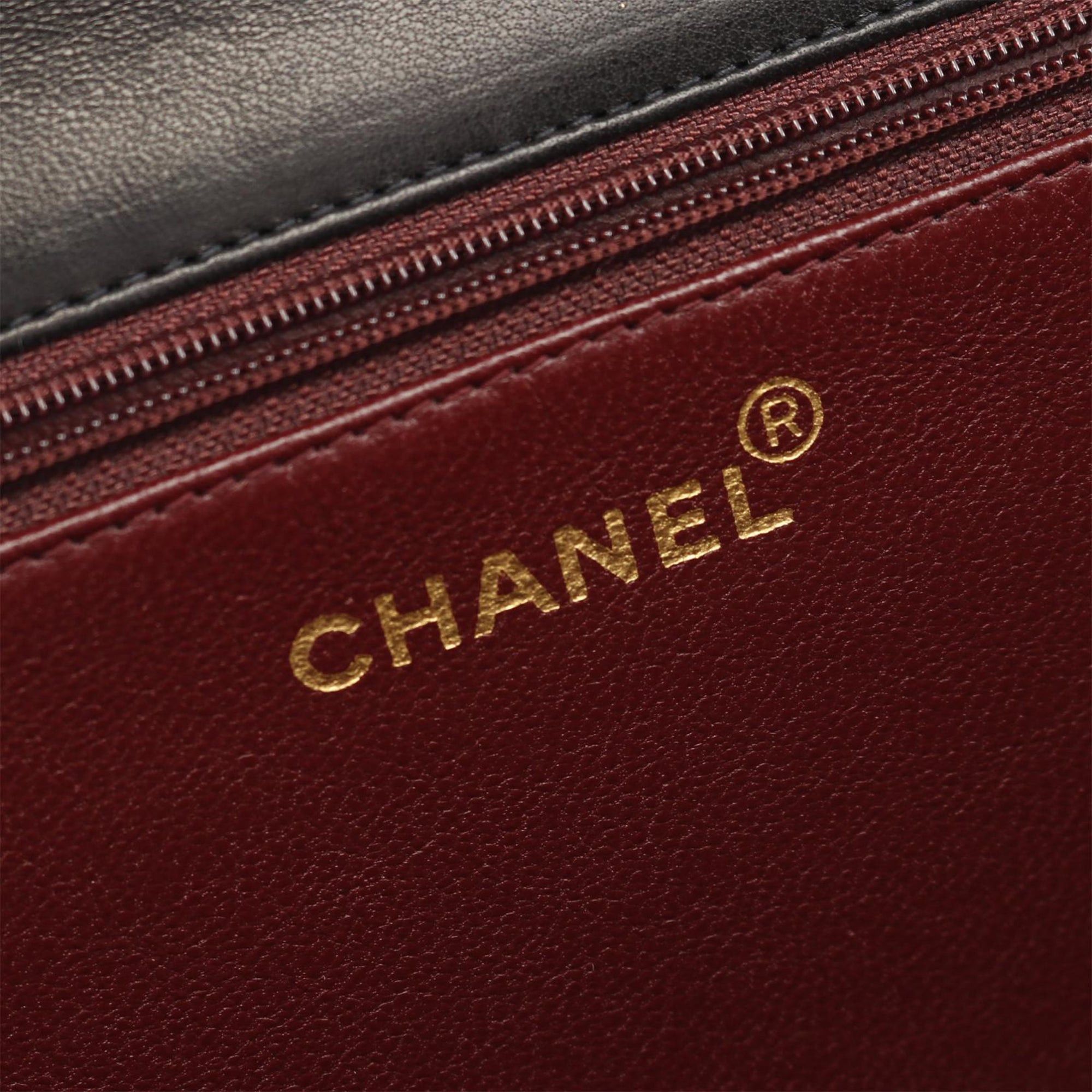 Chanel Chanel CC Quilted Lambskin Single Flap Black Size ONE SIZE - 4 Thumbnail