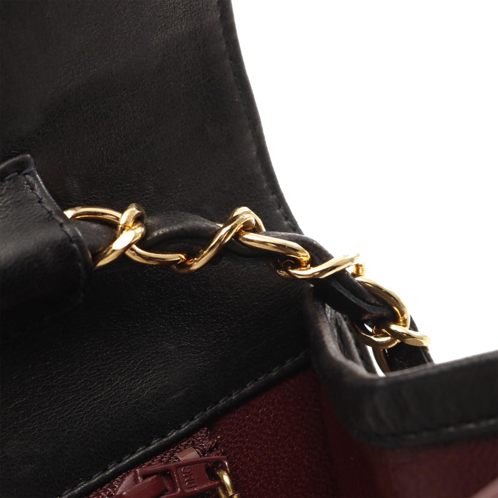 Chanel Chanel CC Quilted Lambskin Single Flap Black Size ONE SIZE - 11 Thumbnail