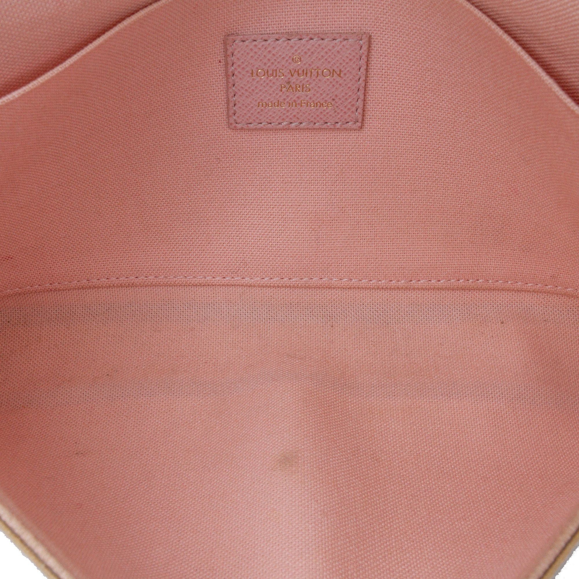 Louis Vuitton Louis Vuitton Damier Azur Felicie Pochette White Size ONE SIZE - 5 Thumbnail