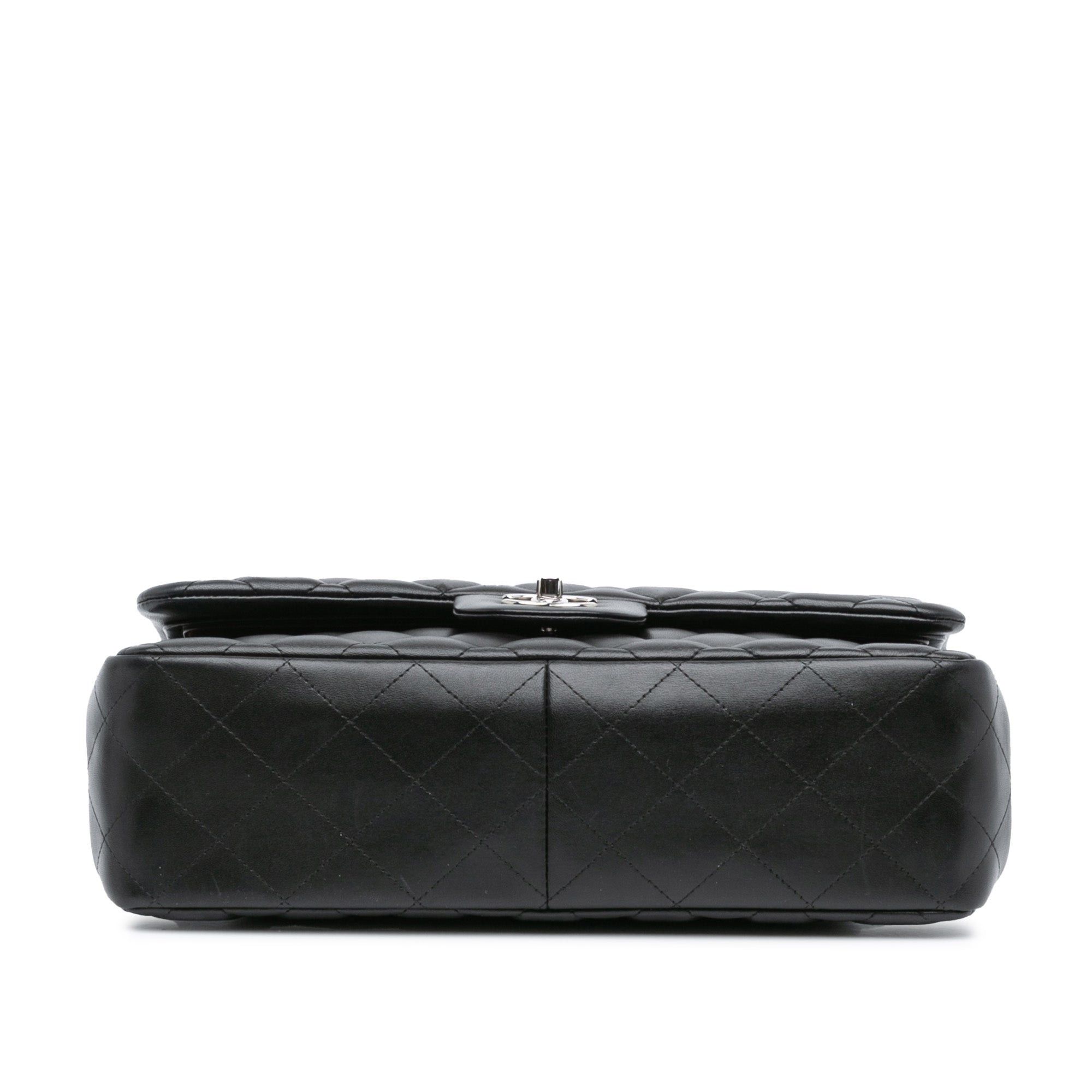 Chanel Chanel Jumbo Classic Lambskin Double Flap Black Size ONE SIZE - 3 Thumbnail
