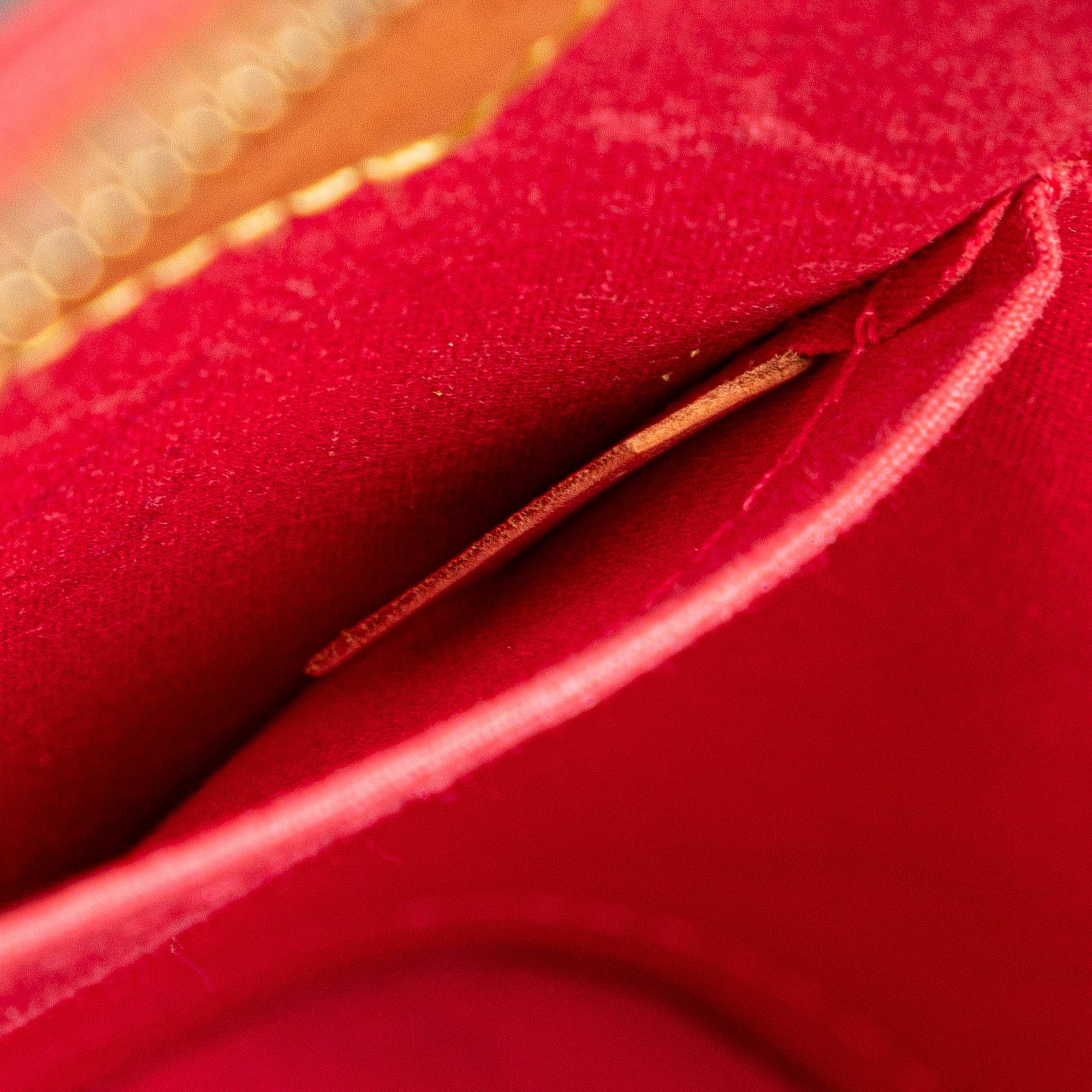 Louis Vuitton Louis Vuitton Monogram Vernis Alma BB Red Size ONE SIZE - 6 Thumbnail