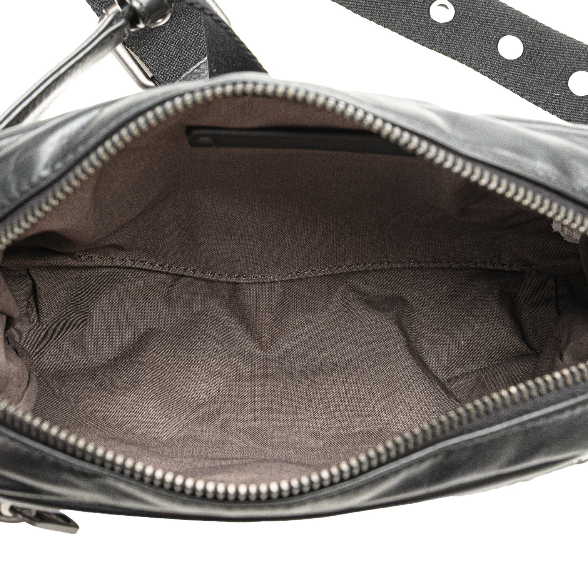 Bottega Veneta Bottega Veneta Calfskin Intrecciato Belt Bag Black Size ONE SIZE - 4 Thumbnail