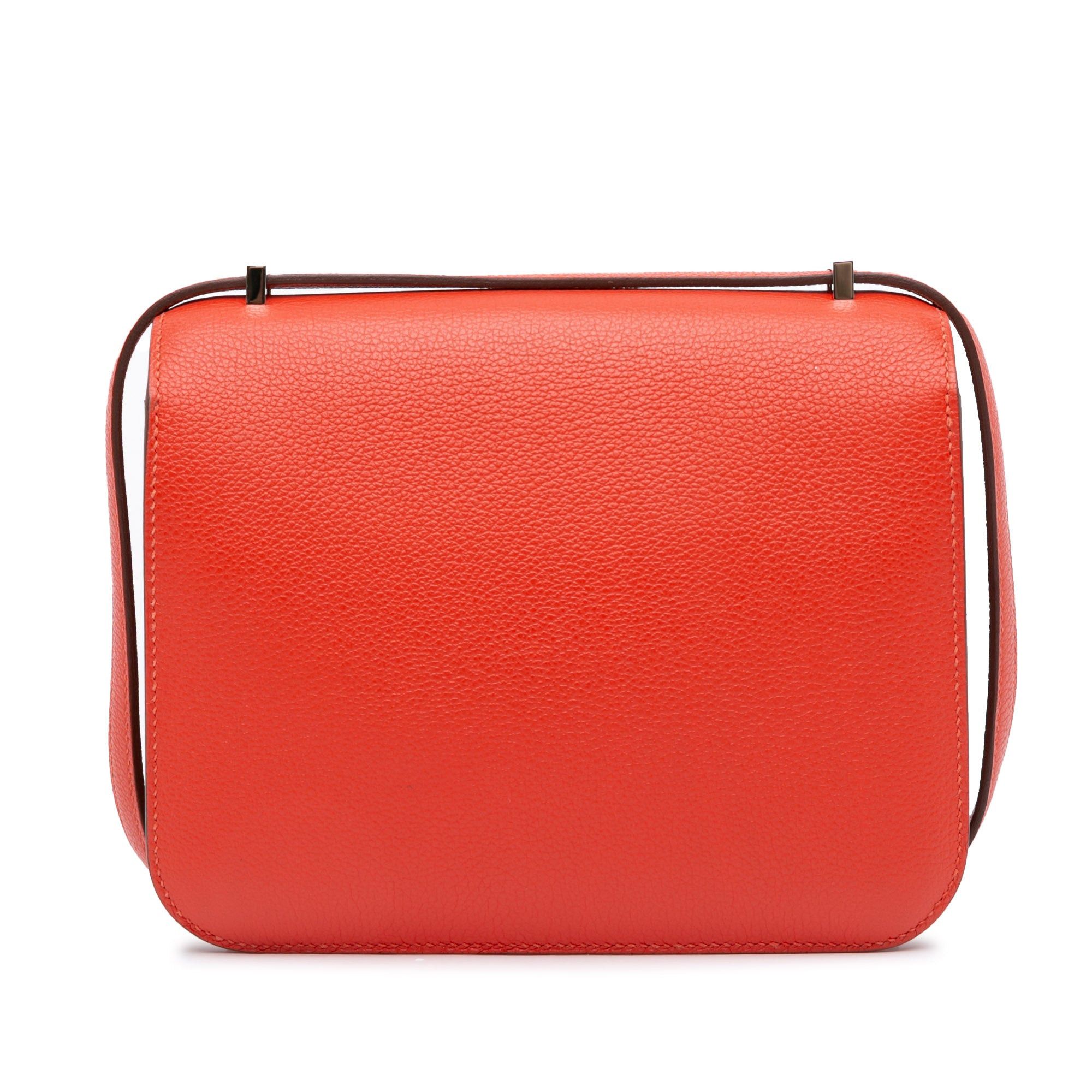 Hermes Hermès Mini Evercolor Constance Optique 18 Red Size ONE SIZE - 3 Thumbnail