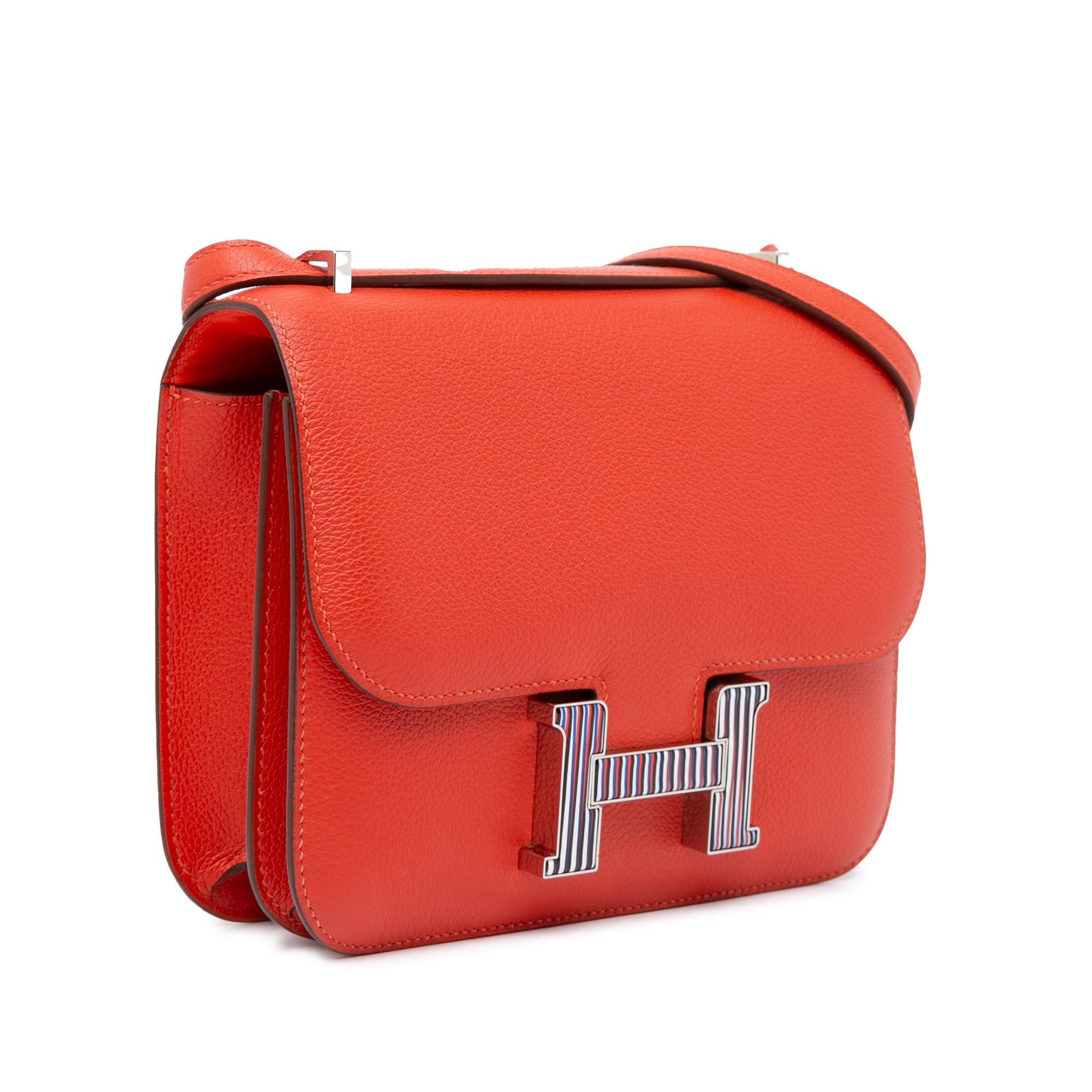 Hermes Hermès Mini Evercolor Constance Optique 18 Red Size ONE SIZE - 2 Thumbnail