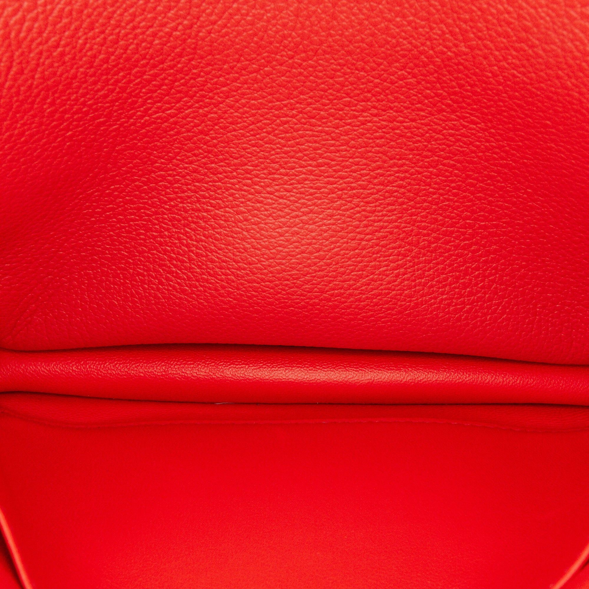 Hermes Hermès Mini Evercolor Constance Optique 18 Red Size ONE SIZE - 6 Thumbnail