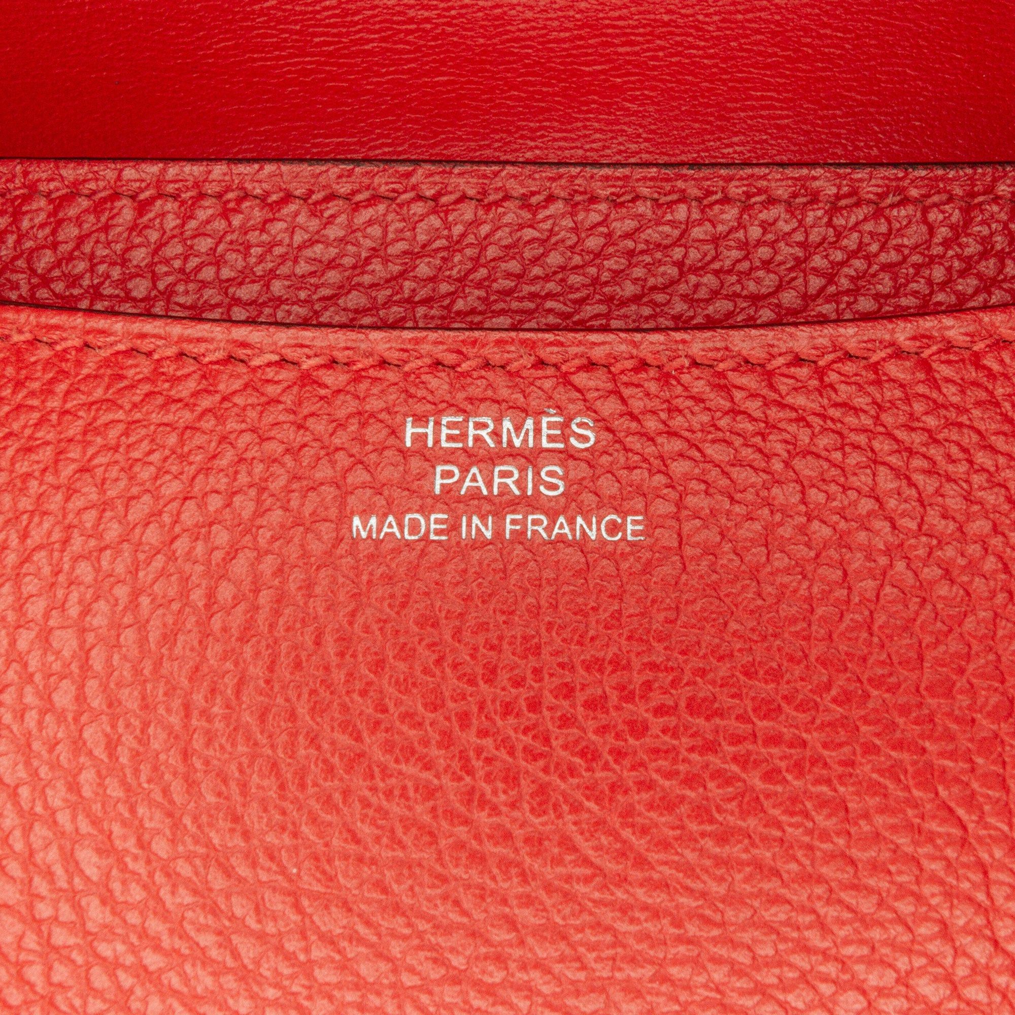 Hermes Hermès Mini Evercolor Constance Optique 18 Red Size ONE SIZE - 8 Thumbnail