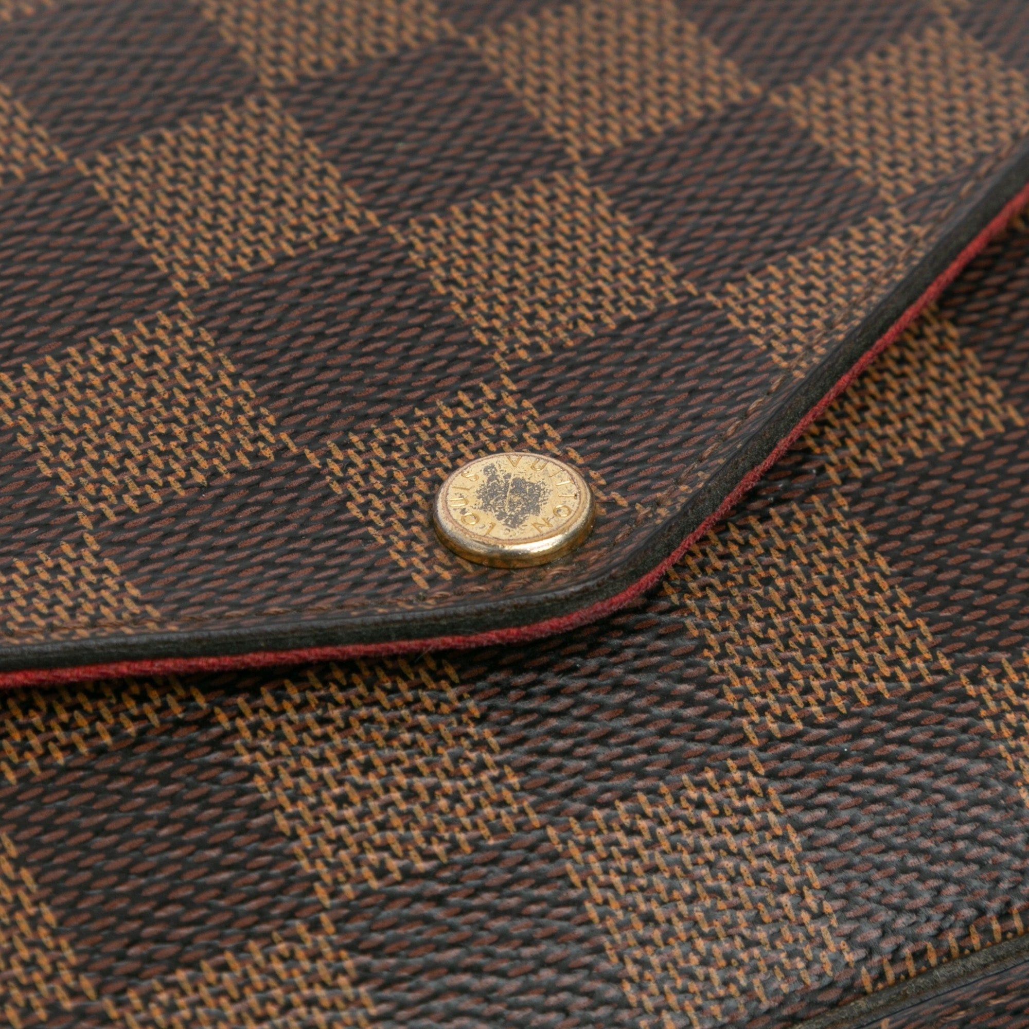 Louis Vuitton Louis Vuitton Damier Ebene Pochette Felicie Brown Size ONE SIZE - 7 Thumbnail