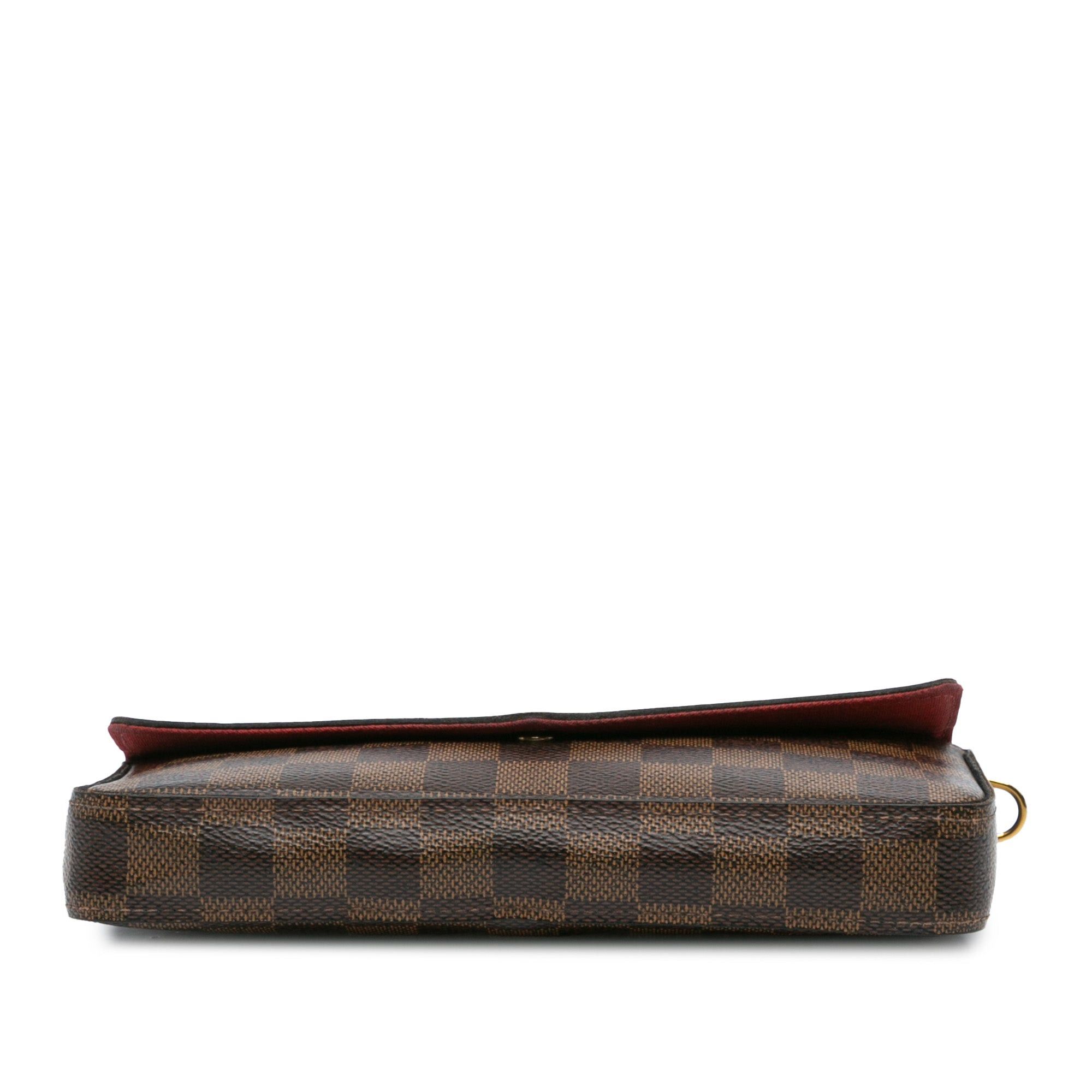 Louis Vuitton Louis Vuitton Damier Ebene Pochette Felicie Brown Size ONE SIZE - 3 Thumbnail